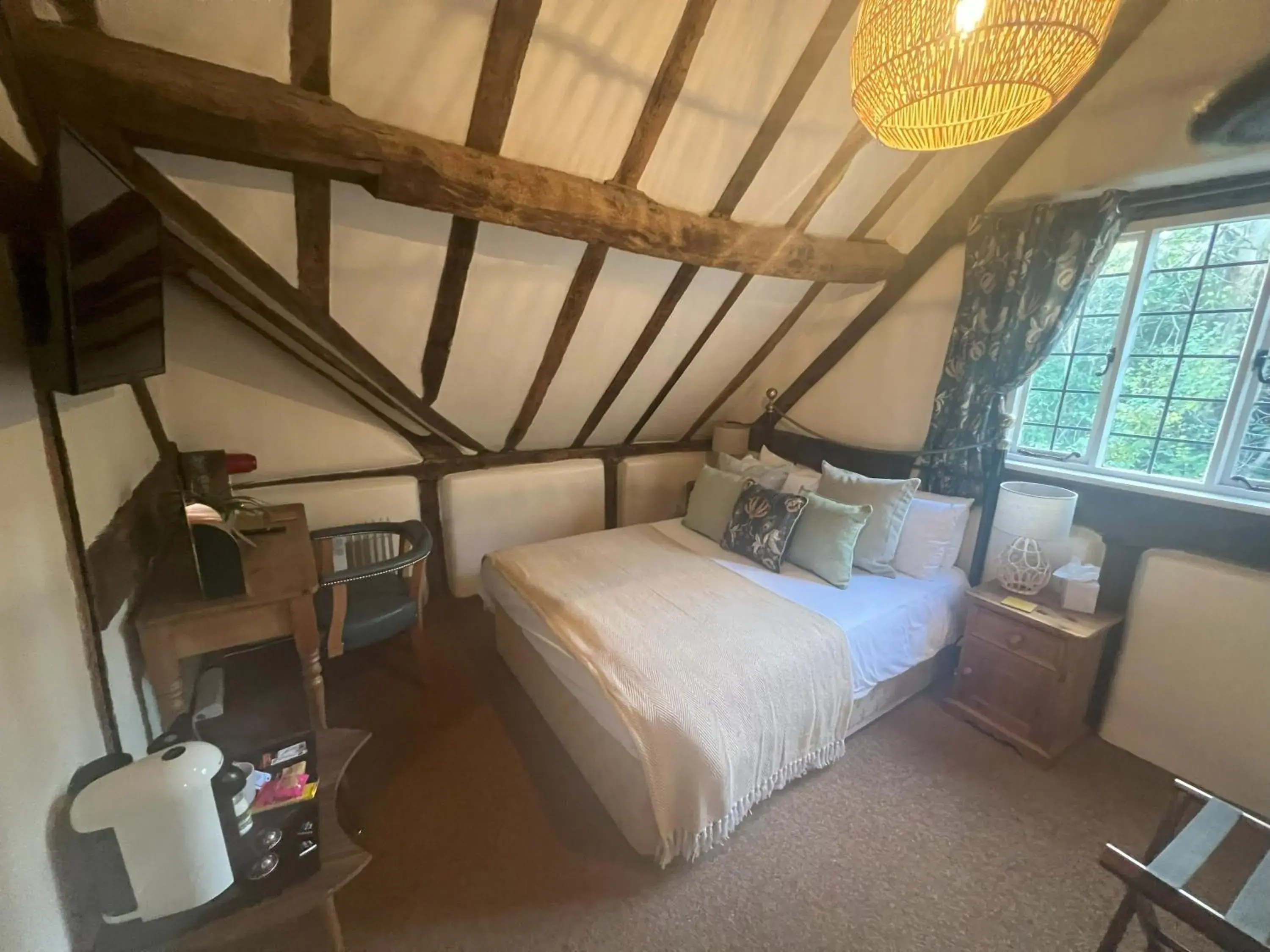 Bed in Old Rectory House & Orangery Rooms