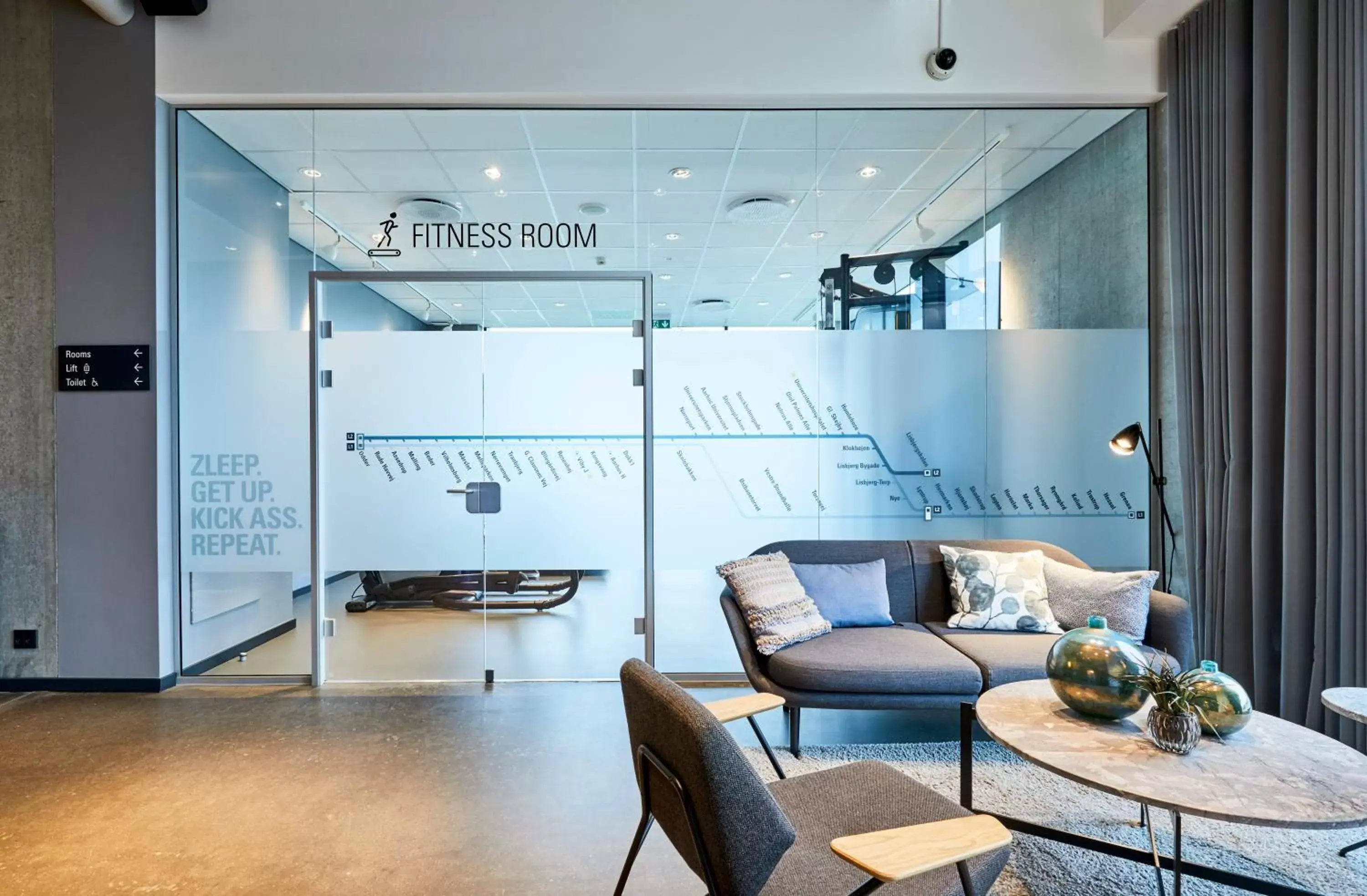 Fitness centre/facilities in Zleep Hotel Aarhus Skejby