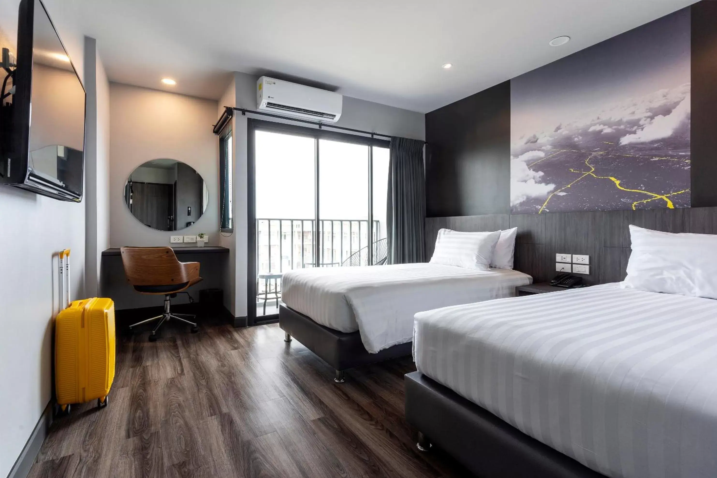 Quadruple Room with Balcony in Sleep Mai Chiang Mai Airport Lifestyle Hotel - SHA Plus