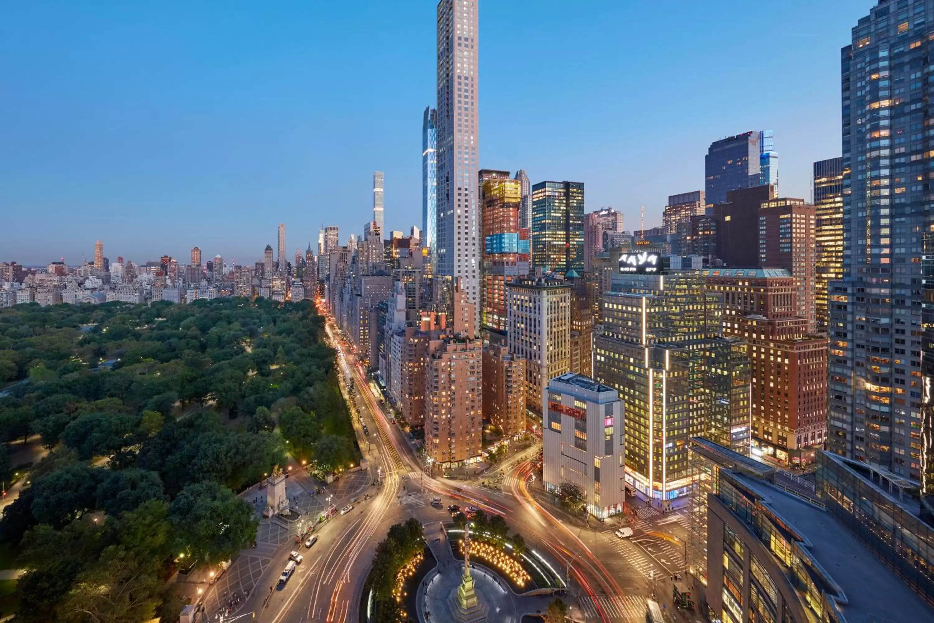 City view in Mandarin Oriental New York