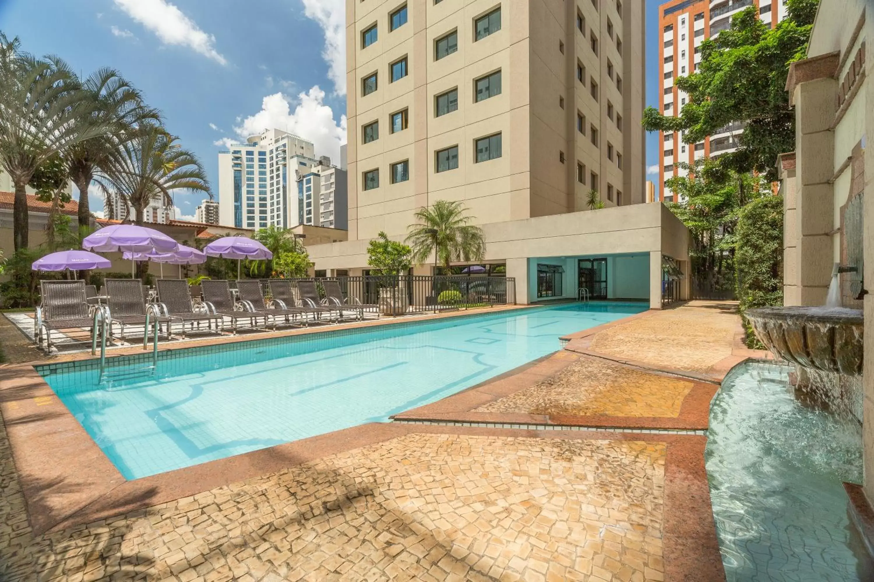 Swimming Pool in Mercure Sao Paulo Ibirapuera Privilege