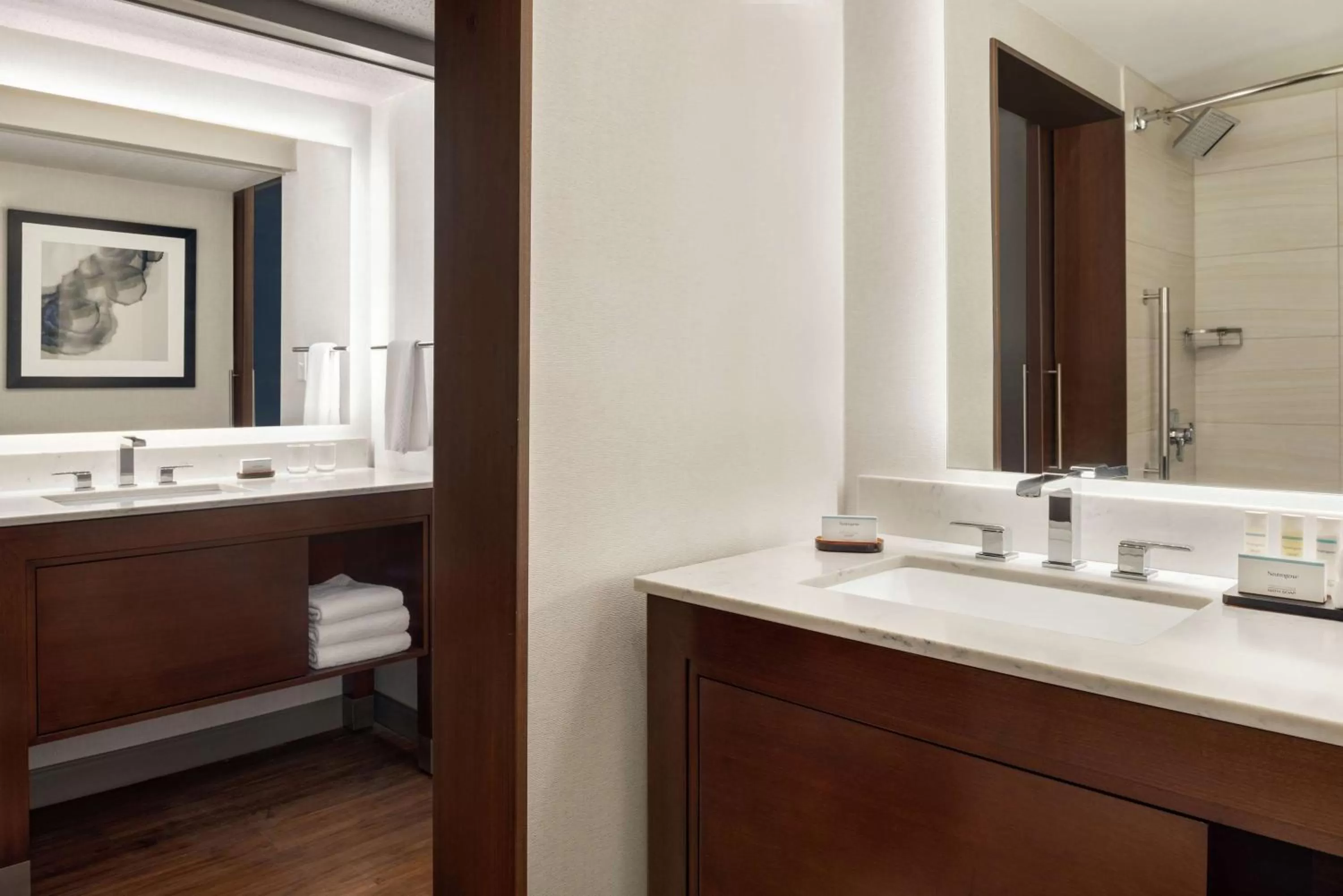 Bathroom in Embassy Suites by Hilton Indianapolis Downtown