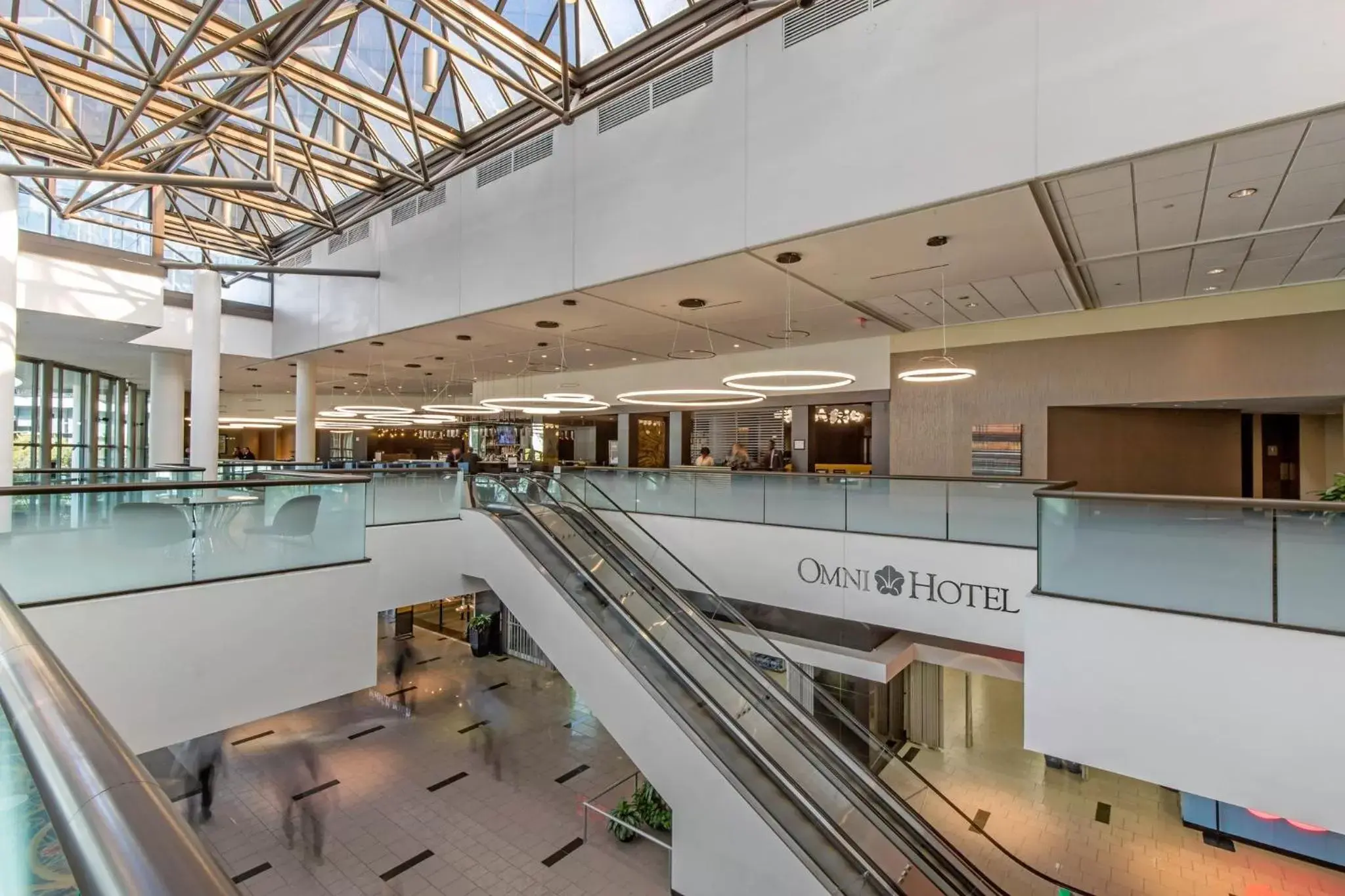 Lobby or reception in Omni Charlotte Hotel