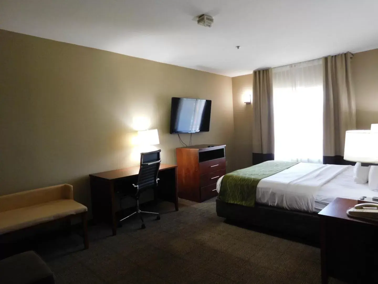TV and multimedia in Comfort Inn & Suites Sacramento – University Area