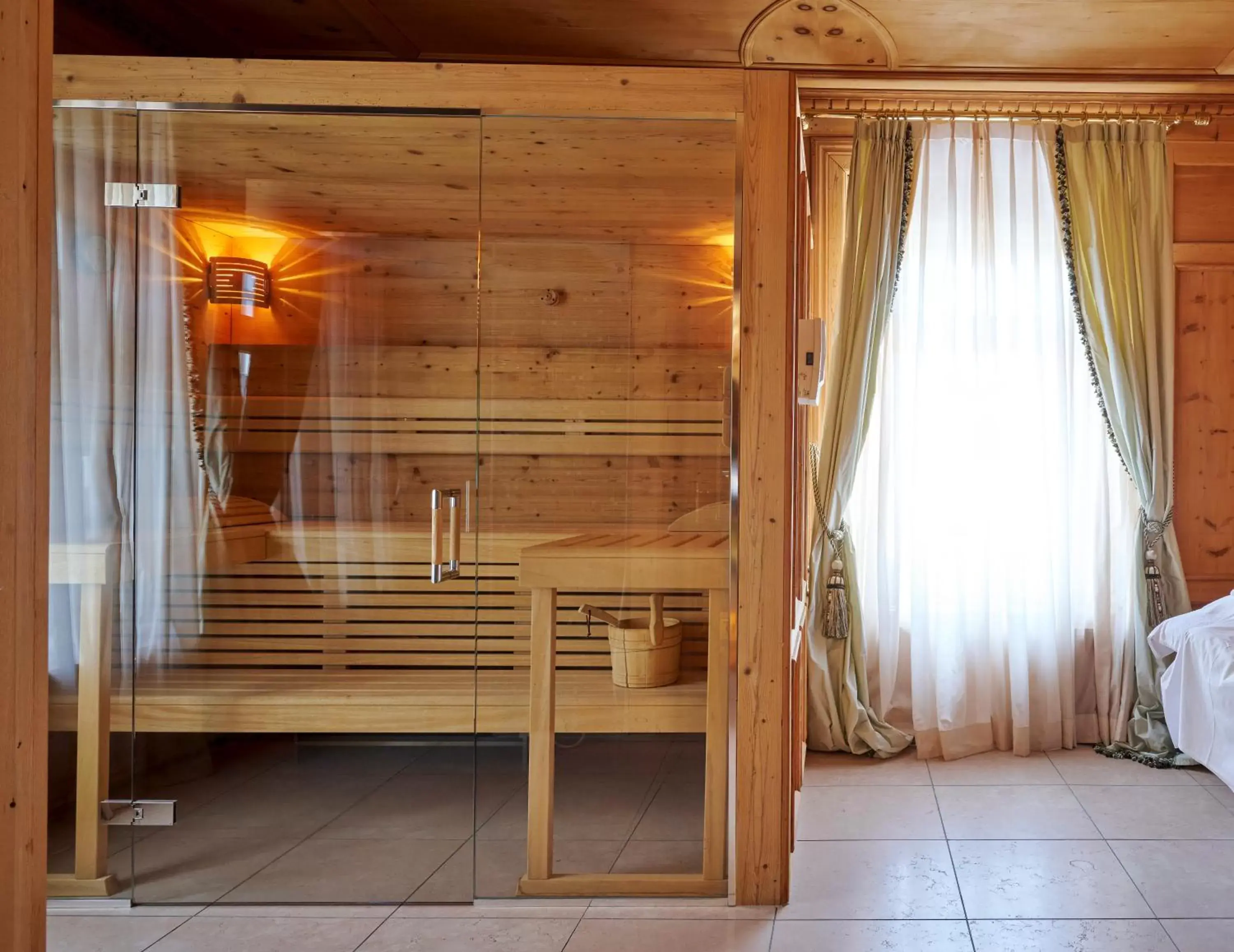 Sauna in Hotel Flüela Davos, in The Unbound Collection by Hyatt