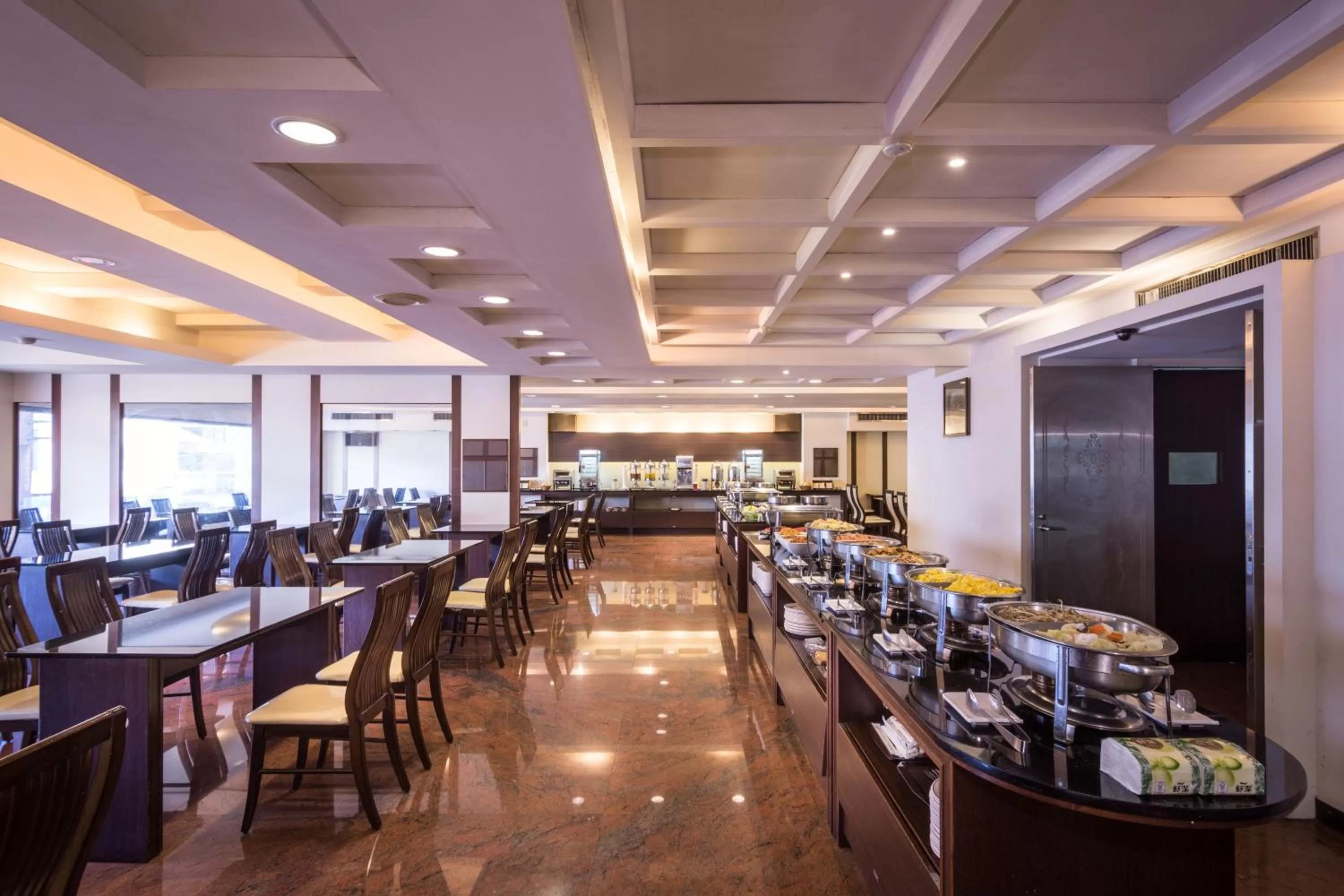 Buffet breakfast in Twinstar Hotel