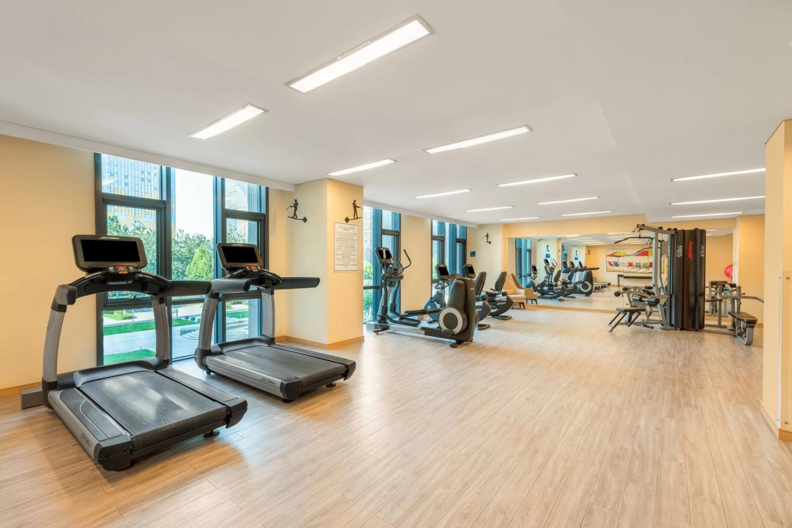 Fitness centre/facilities in Holiday Inn Express Beijing Yizhuang by IHG - Taxi 1 Hour to International Airport and 800 Meters to the Nearby Subway