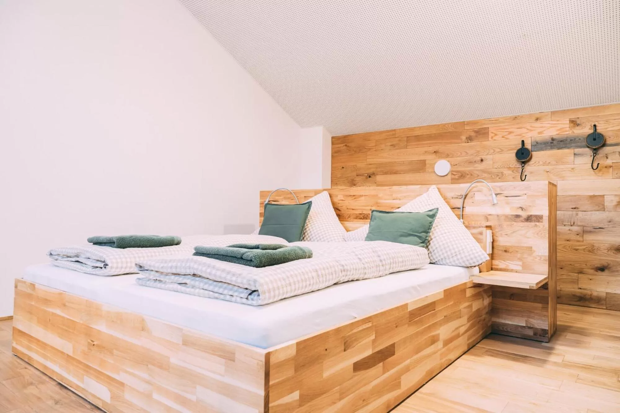 Bed in Gut Hügle Erlebnishof & Spa