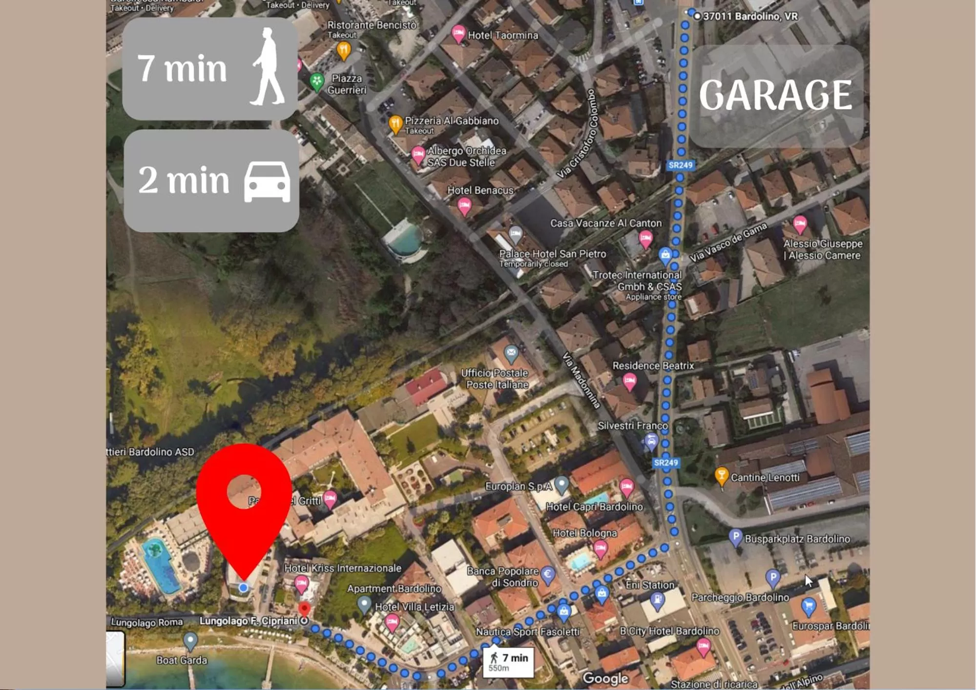 Property building in Front Lake Apartment Bardolino