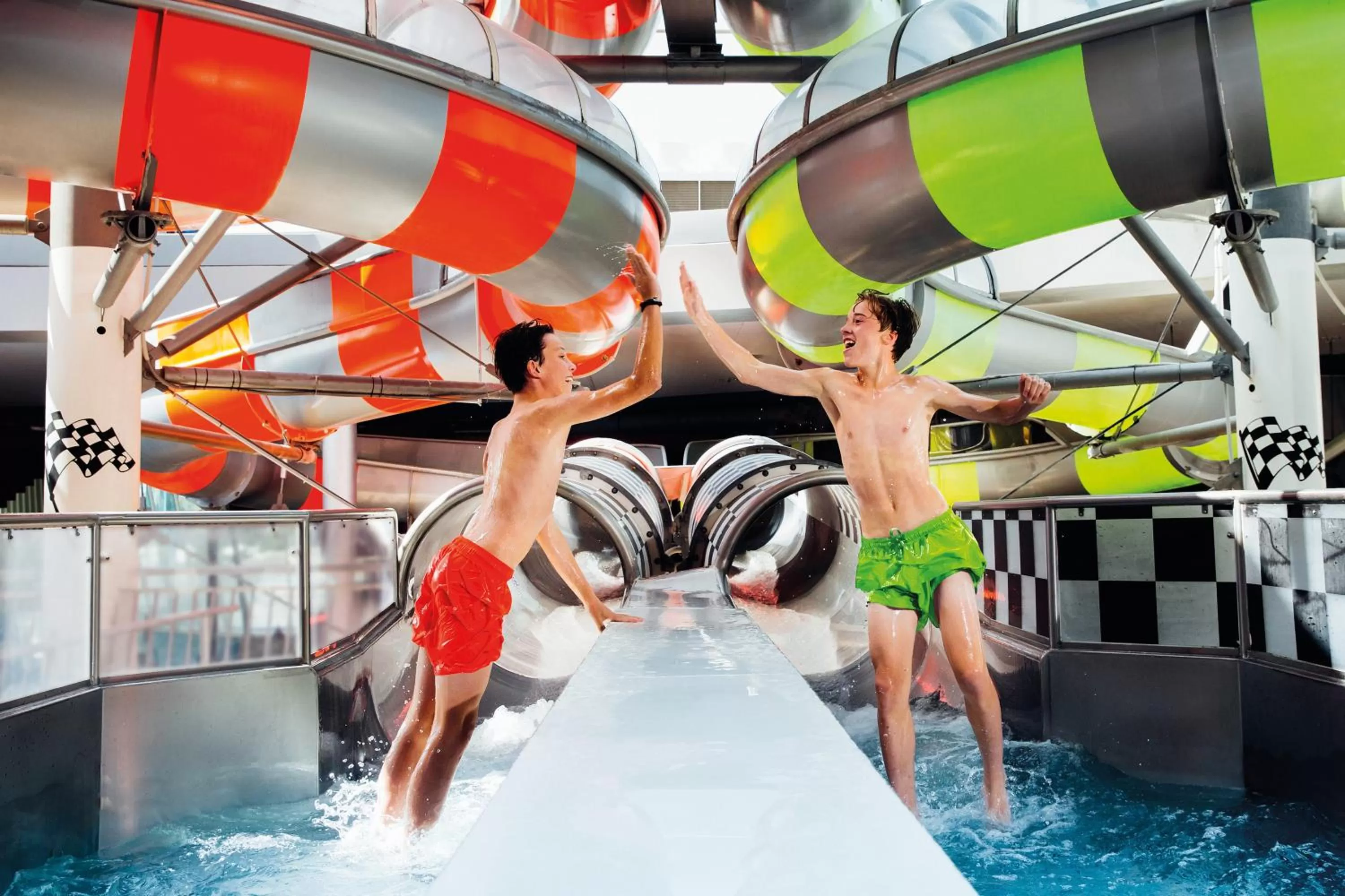 Aqua park in Hotel Claro Garni