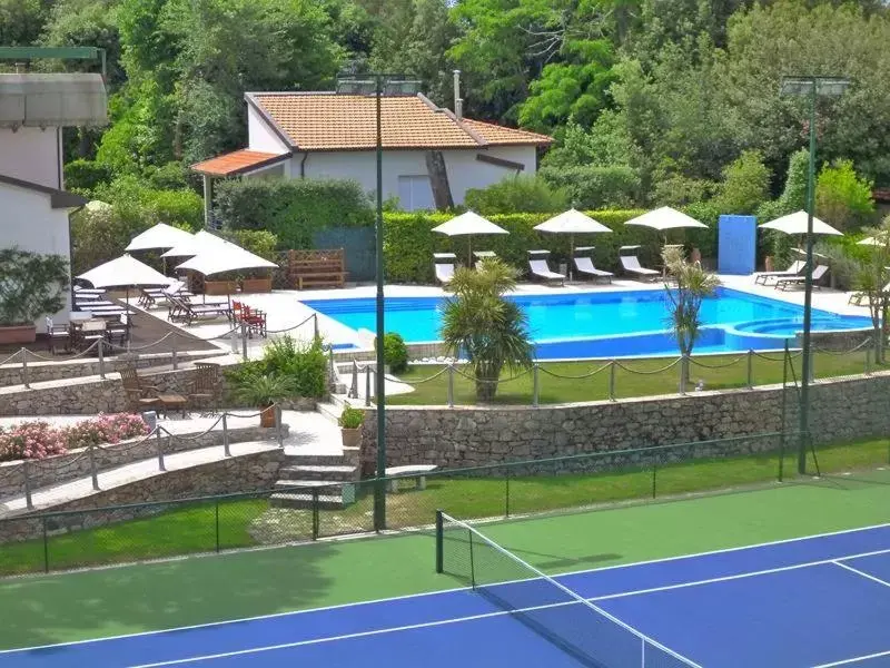 Bird's eye view, Pool View in Hotel Bristol