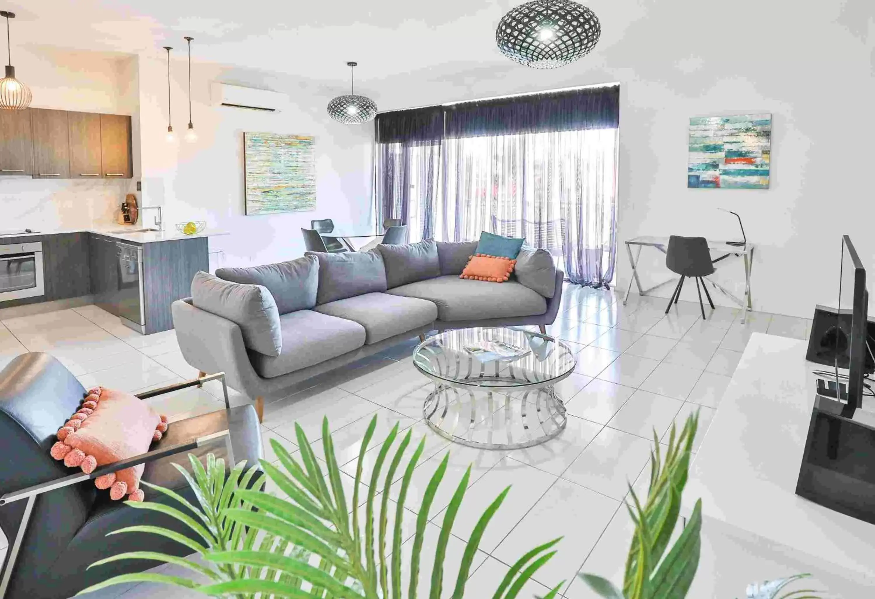 Living room, Seating Area in Indulge Apartments - CBD