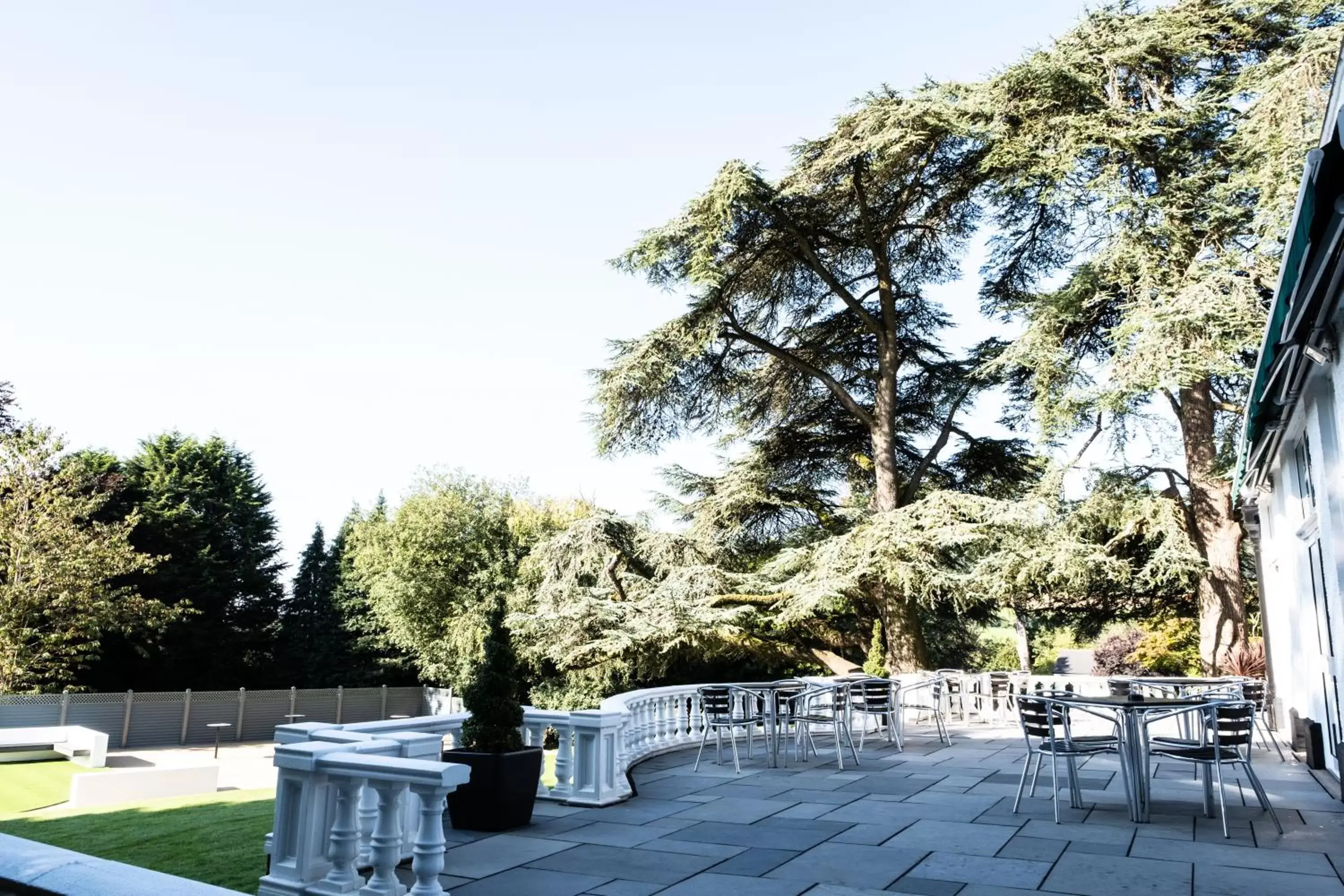 Patio in Manor Parc Hotel