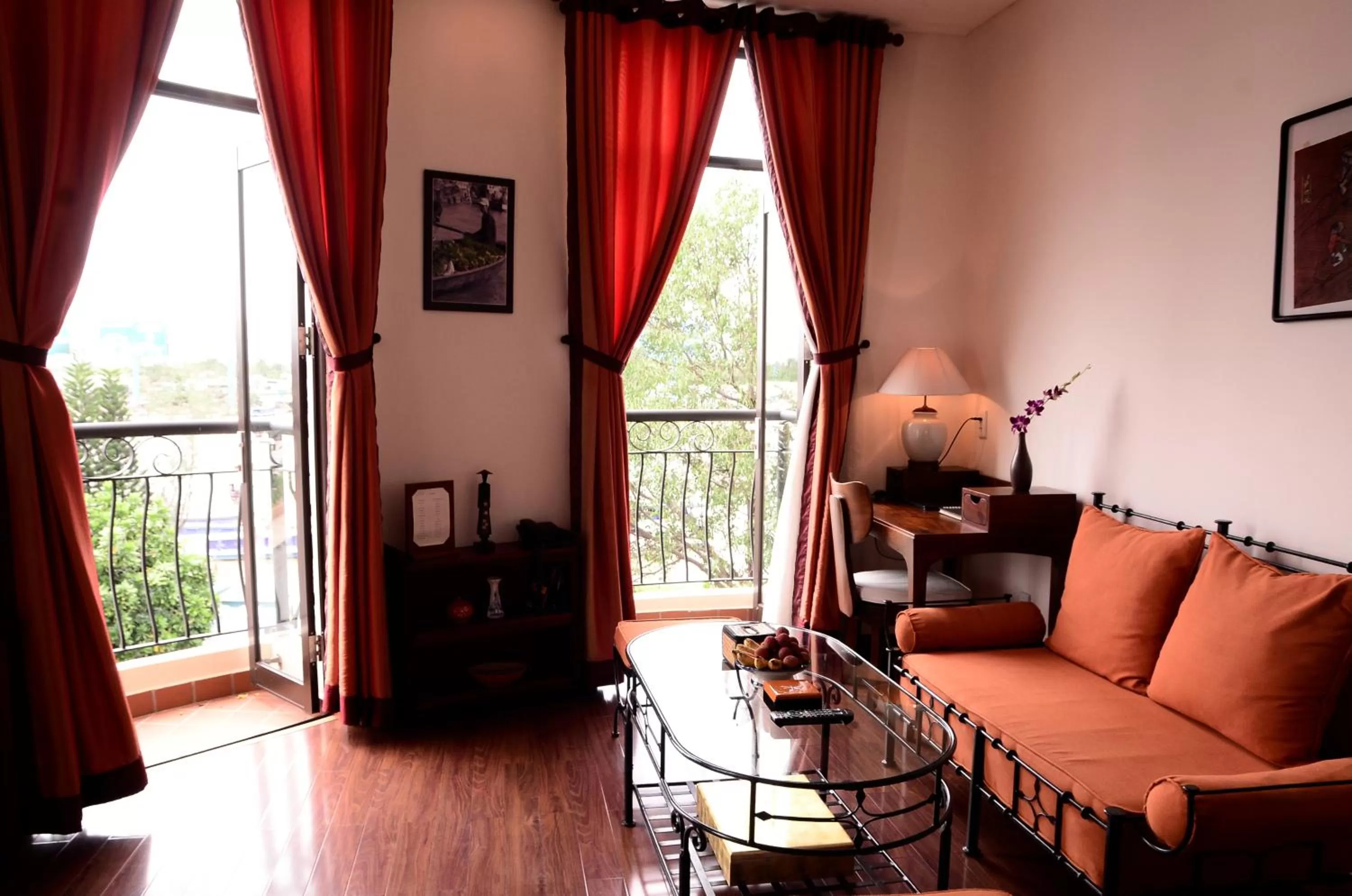 Living room in Nam Bo Boutique Hotel