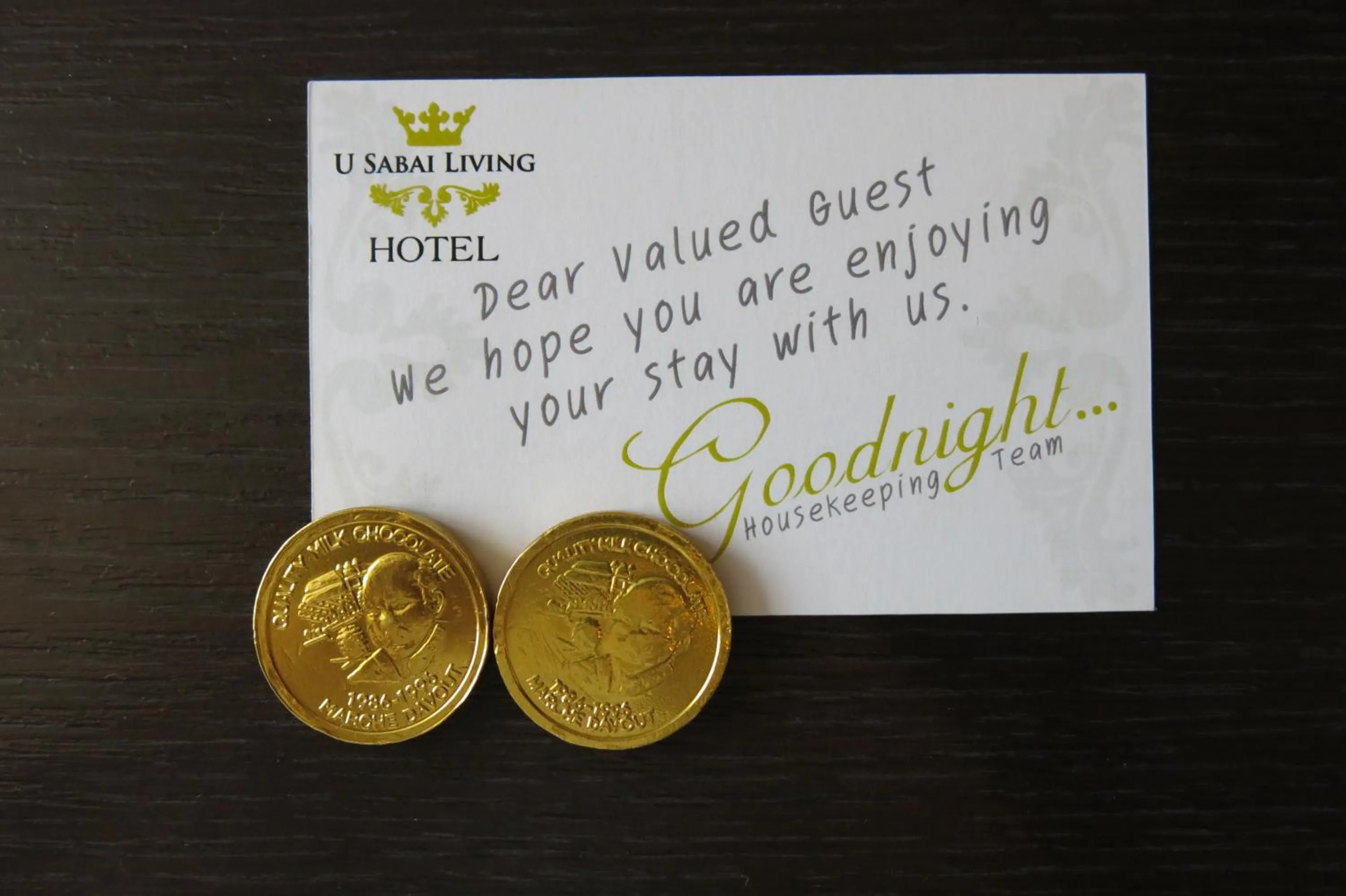 Decorative detail in U Sabai Living Hotel