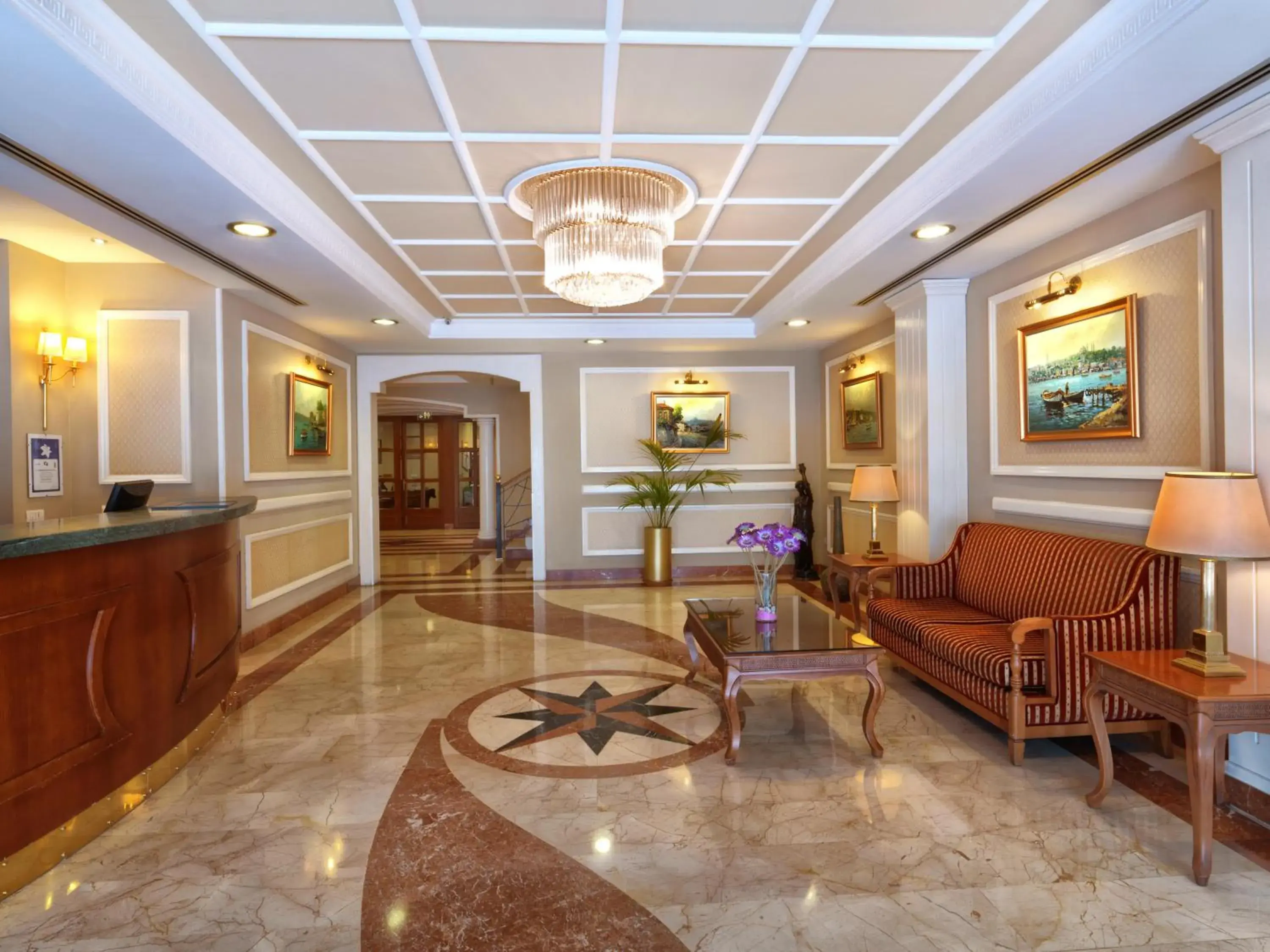Lobby or reception in Taksim Metropark Hotel Lobby or reception in Taksim Metropark Hotel