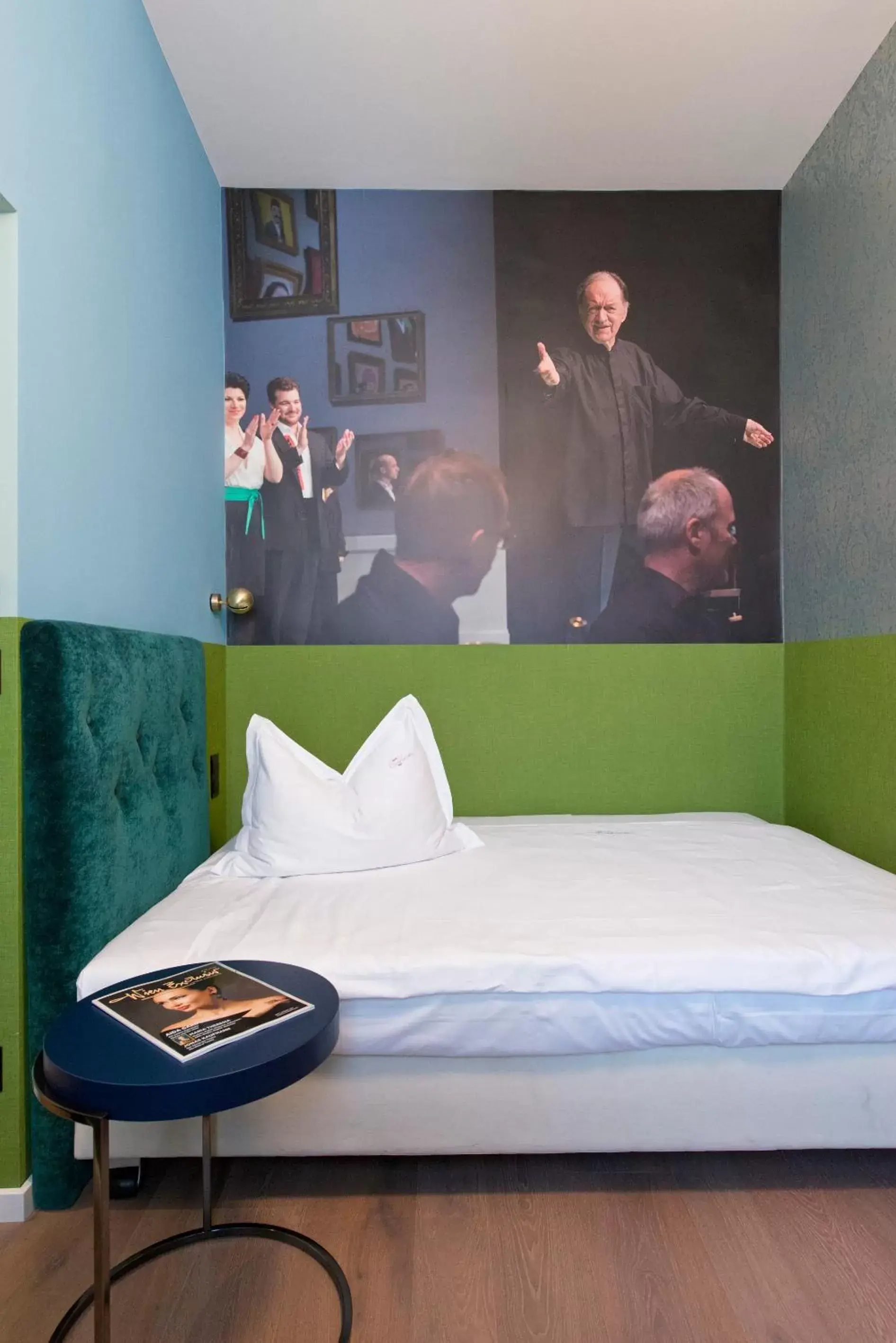 Bed in Hotel Beethoven Wien