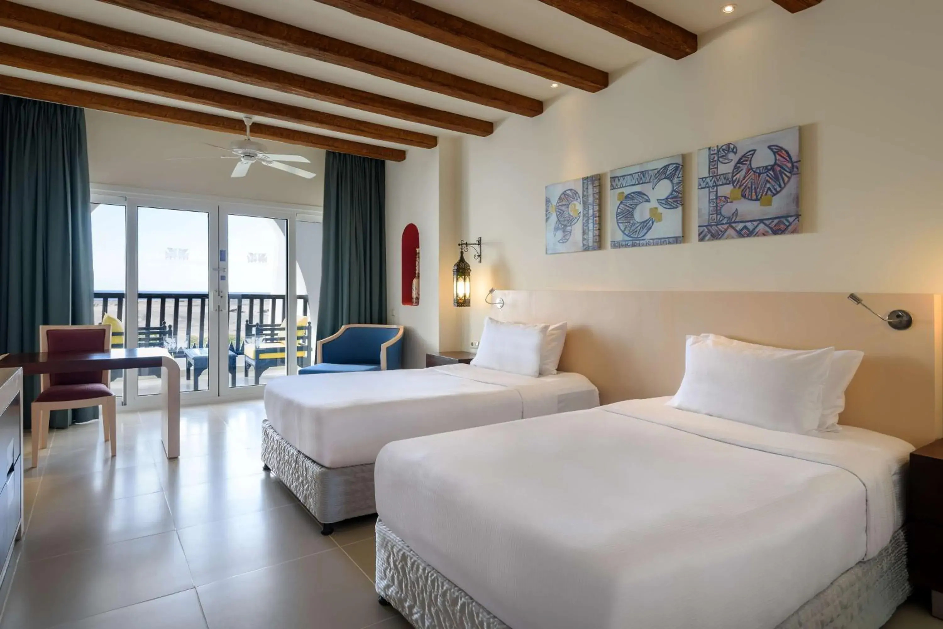 Bed in Hilton Marsa Alam Nubian Resort Bed in Hilton Marsa Alam Nubian Resort