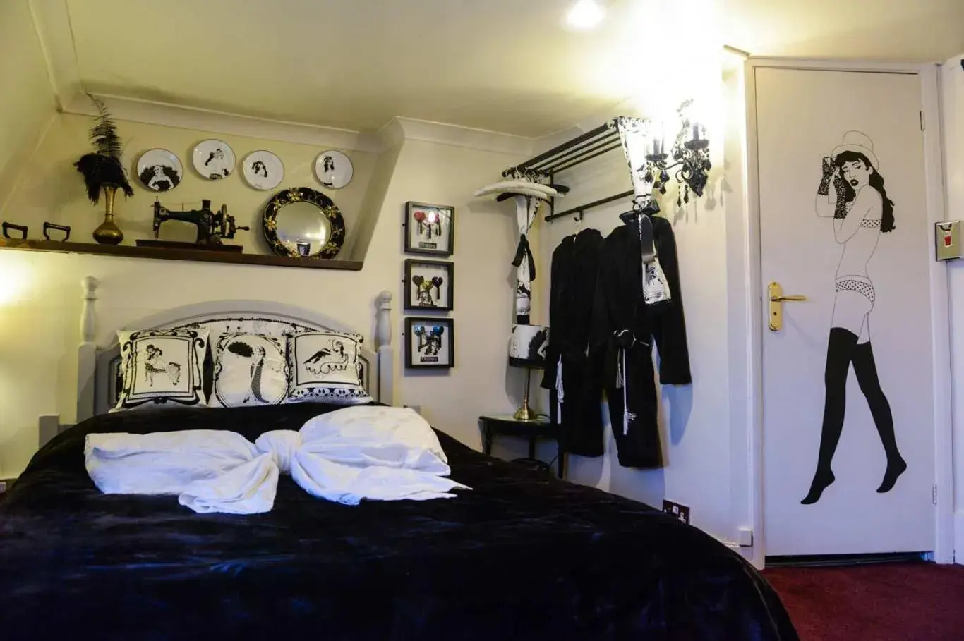 Bedroom, Bed in Hotel Pelirocco