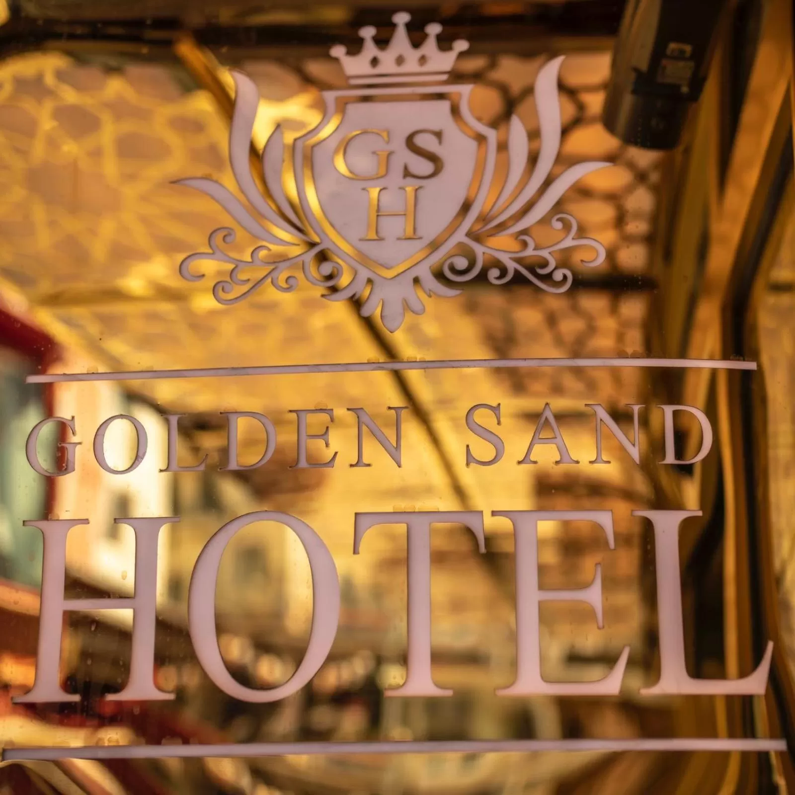 Property logo or sign in Golden Sand Hotel