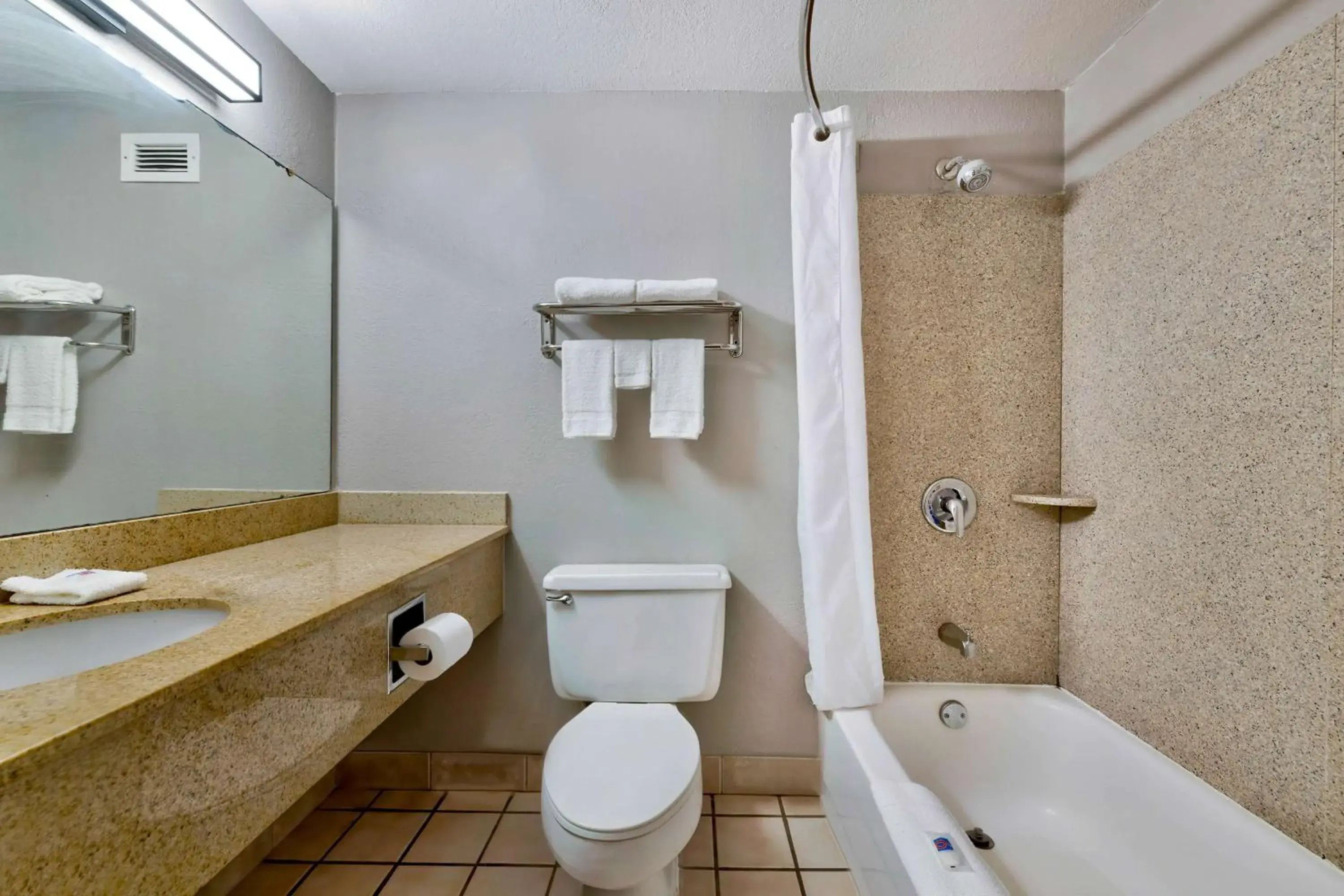 Bathroom in Motel 6 - Bartlesville, OK