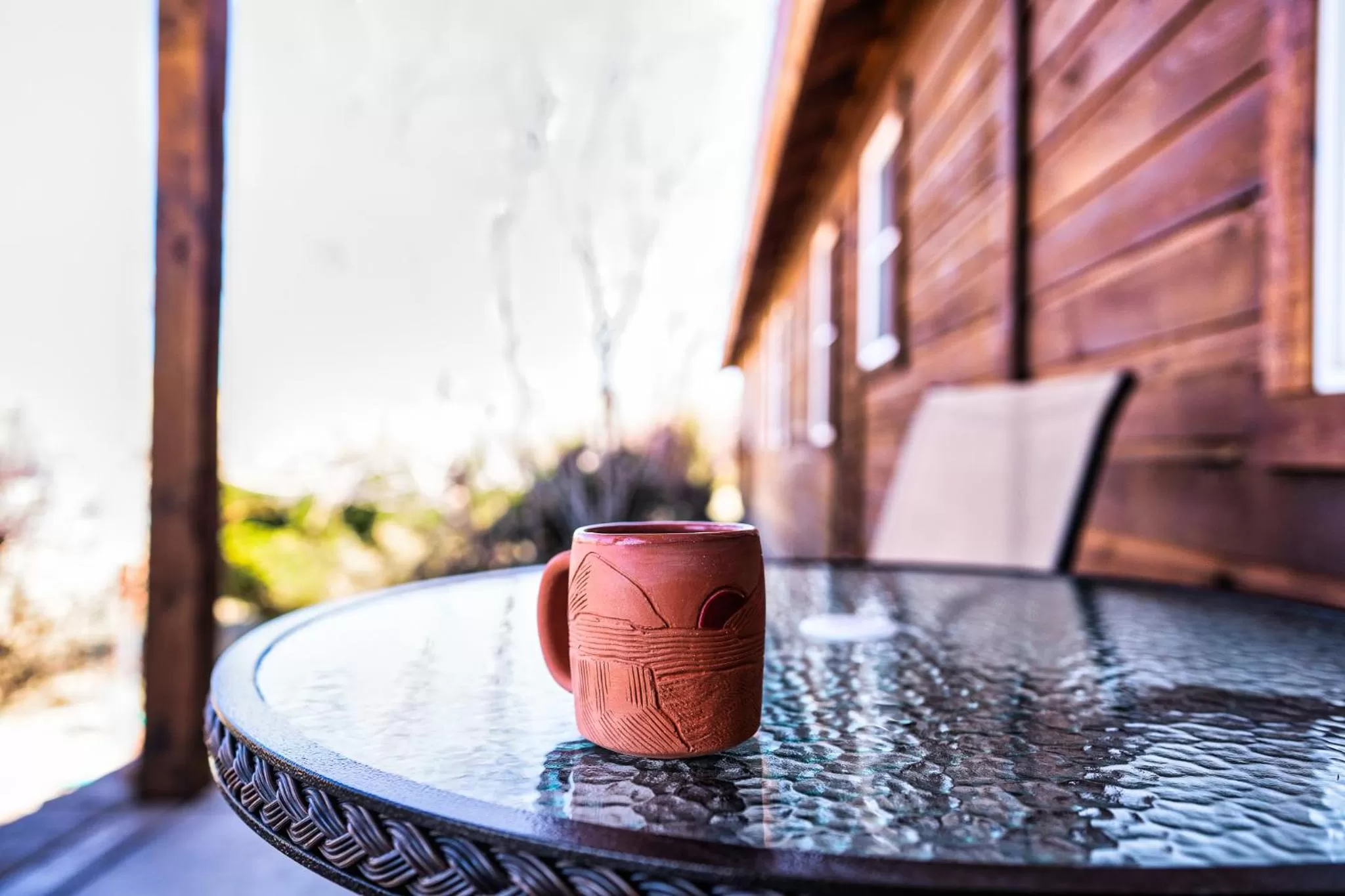 Patio in The Loubird Inn