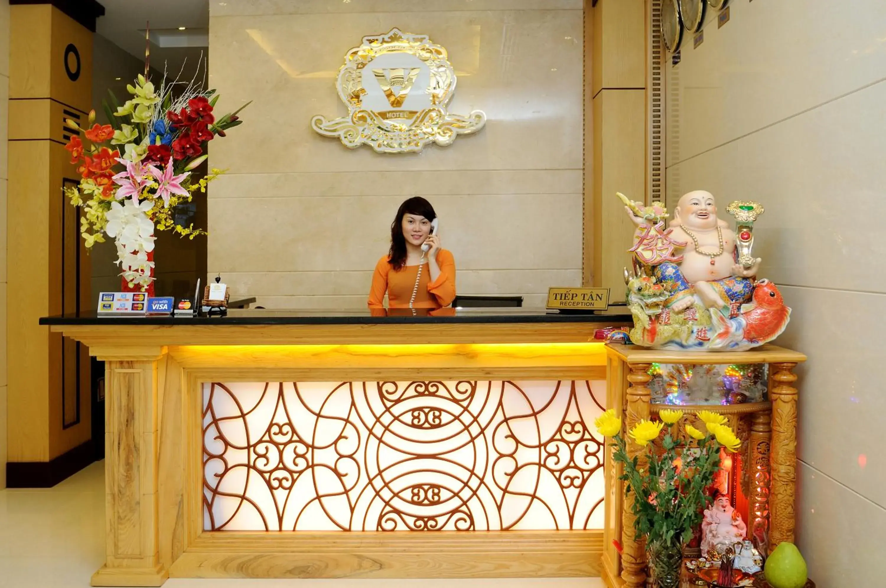 Lobby/Reception in Vuong Tai Hotel