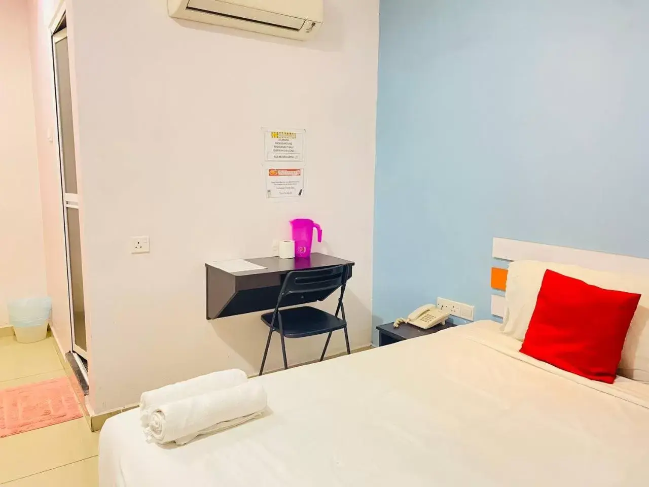 Bed in Orange Hotel Segamat Bed in Orange Hotel Segamat