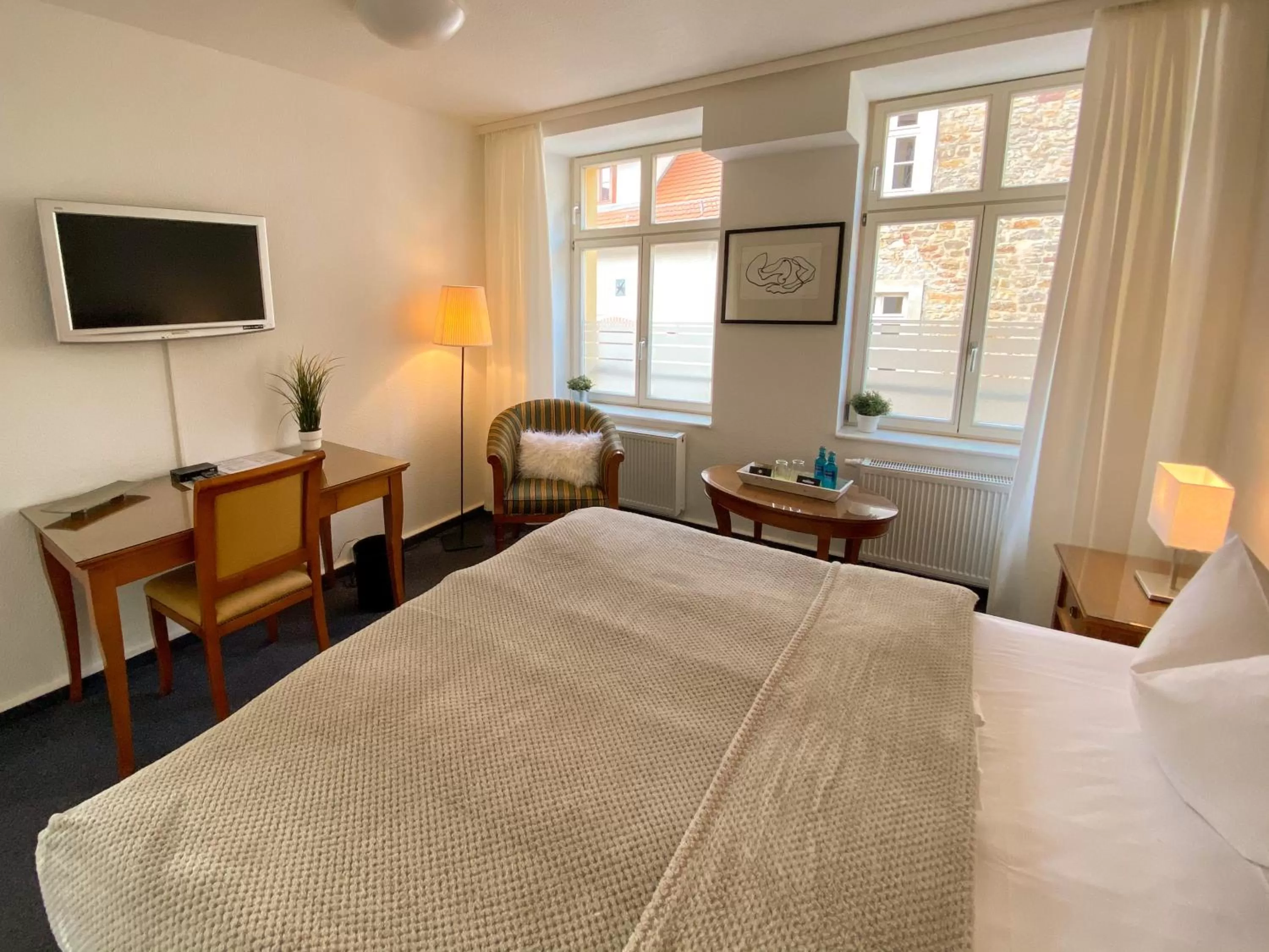 Bed in deckerts Hotel am Katharinenstift