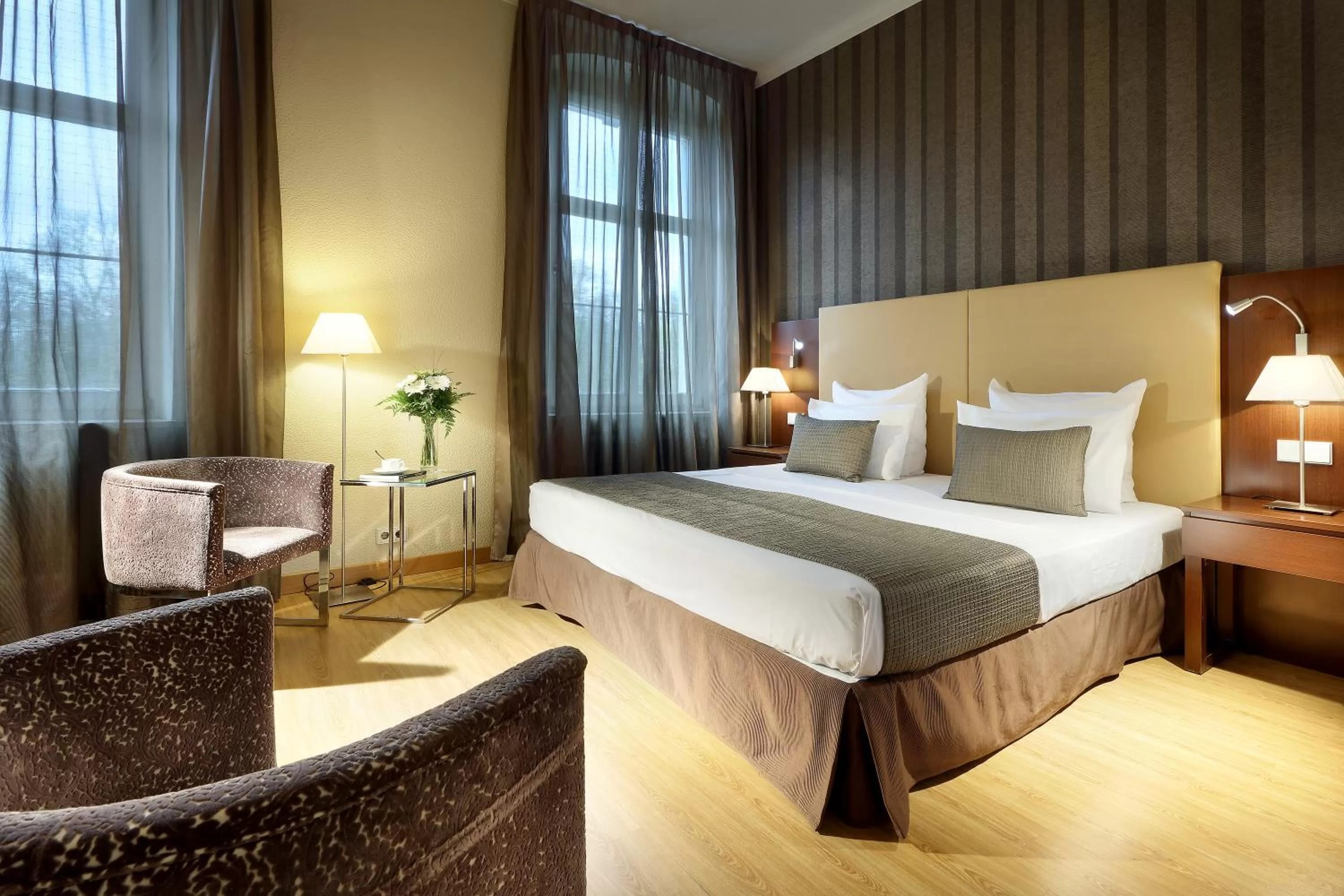 Bed in Eurostars Park Hotel Maximilian