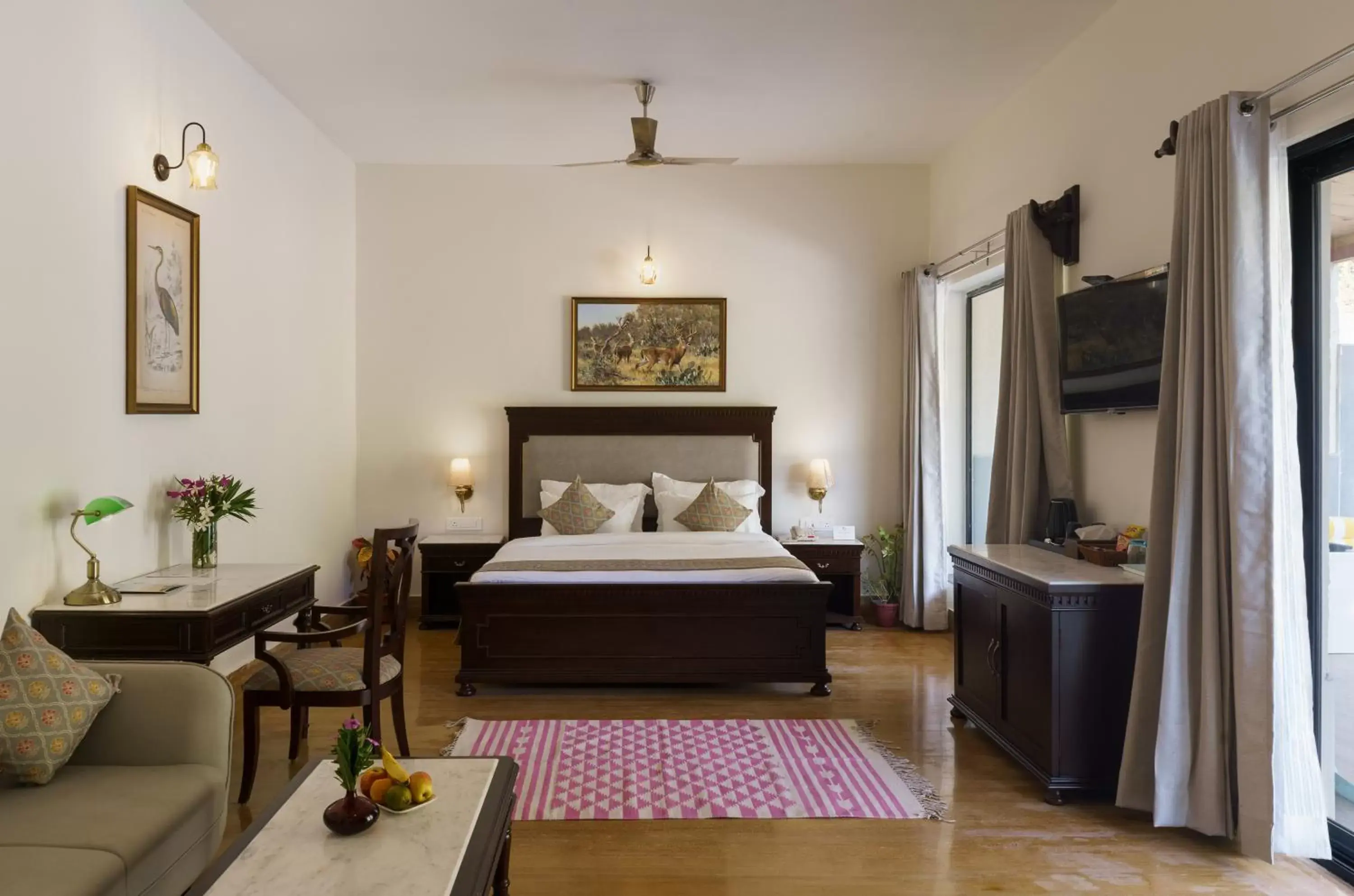 Property building, Bed in Anandam - A Luxury Resort in Udaipur