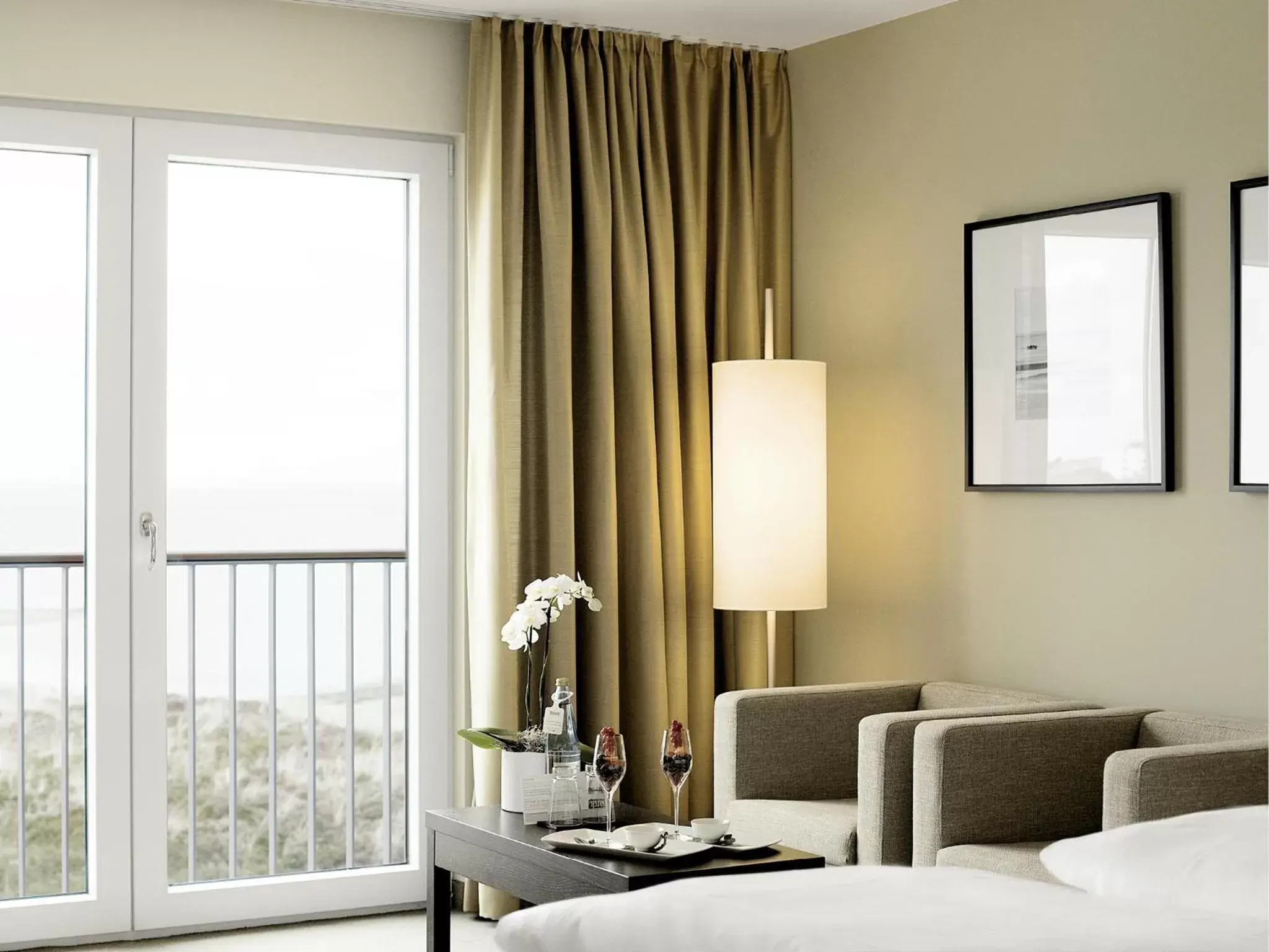 Deluxe Double Room with Side Sea View - single occupancy in A-ROSA Sylt Deluxe Double Room with Side Sea View - single occupancy in A-ROSA Sylt