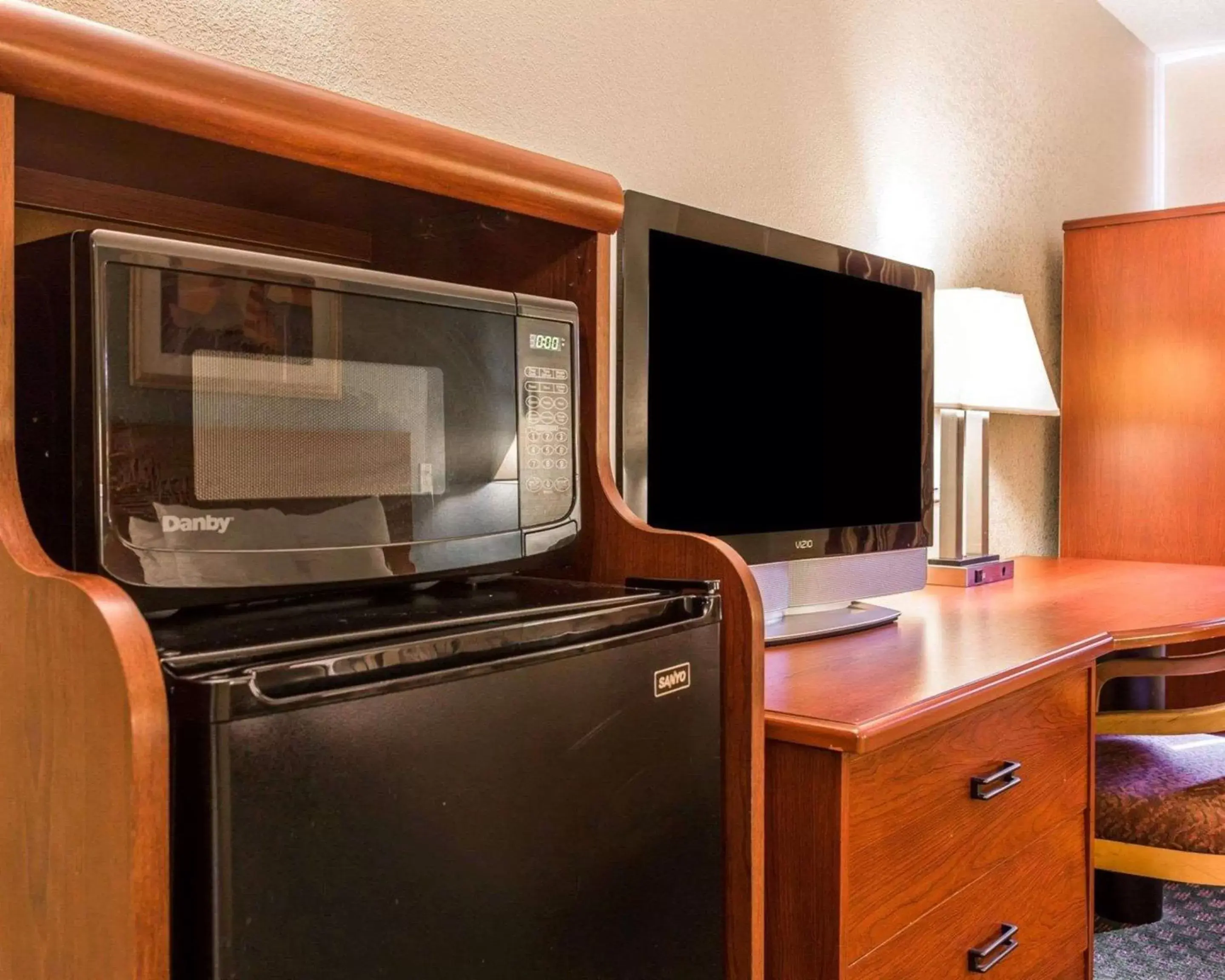 Photo of the whole room, TV/Entertainment Center in Sleep Inn Near Ft. Jackson