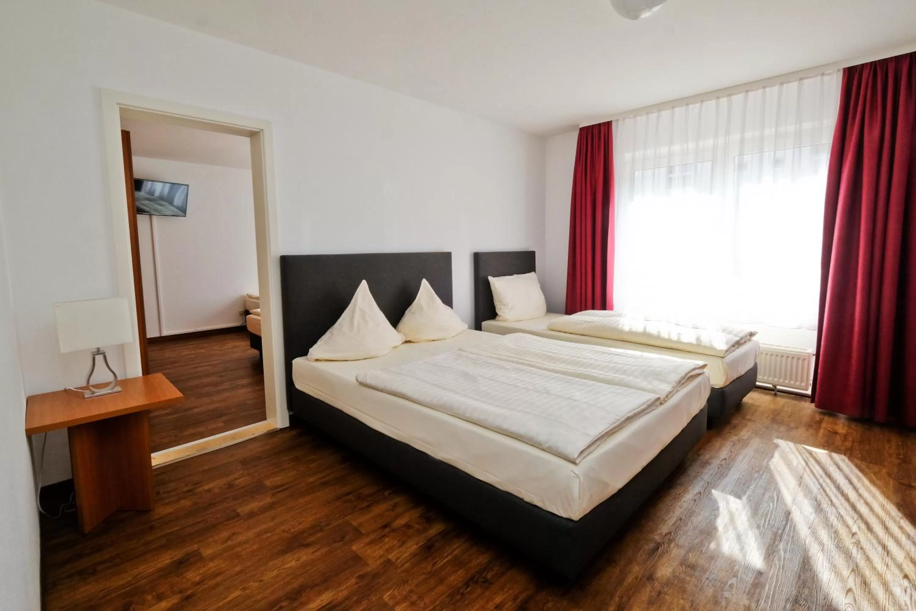 Bed in Apart Hotel Sehnde