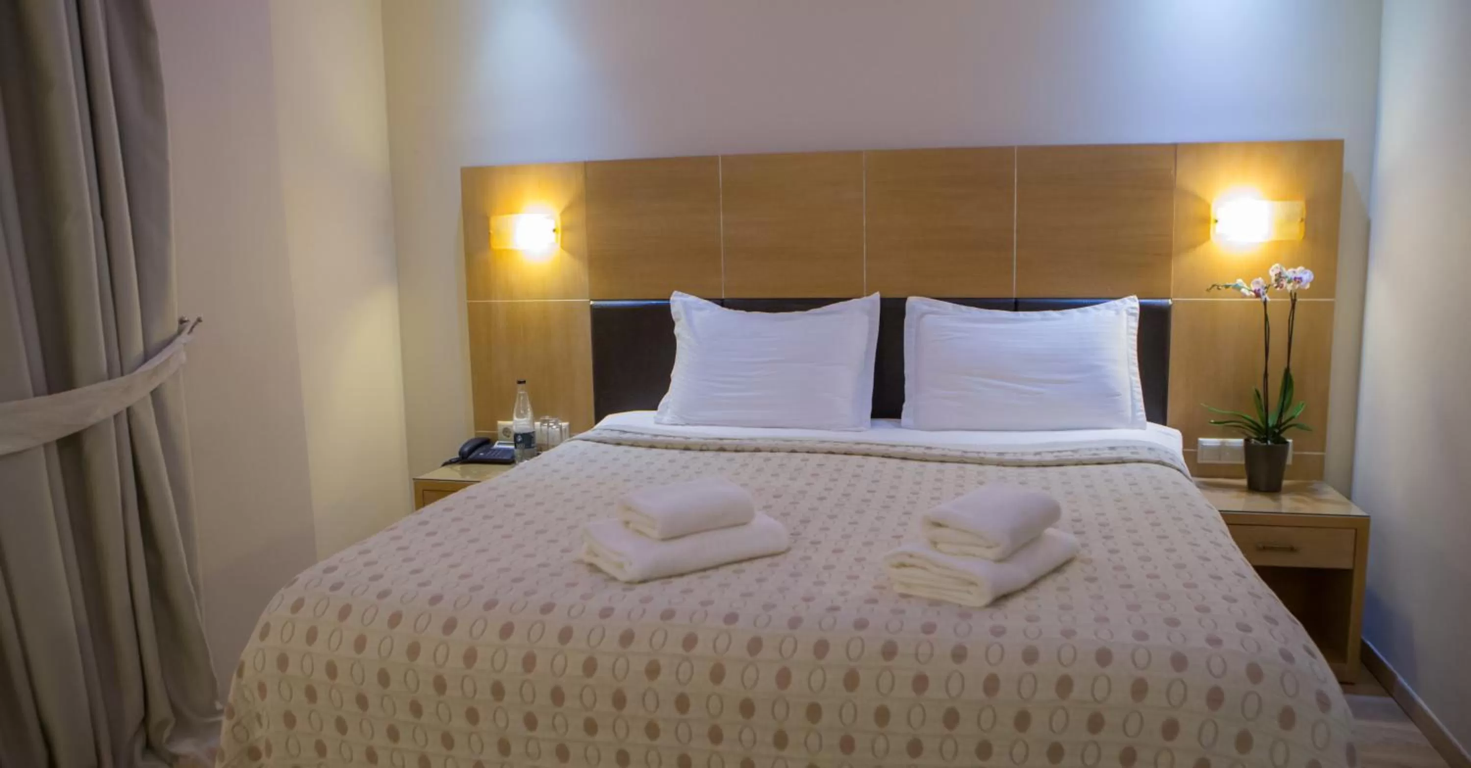 Bed in Pantelidis Hotel & Spa