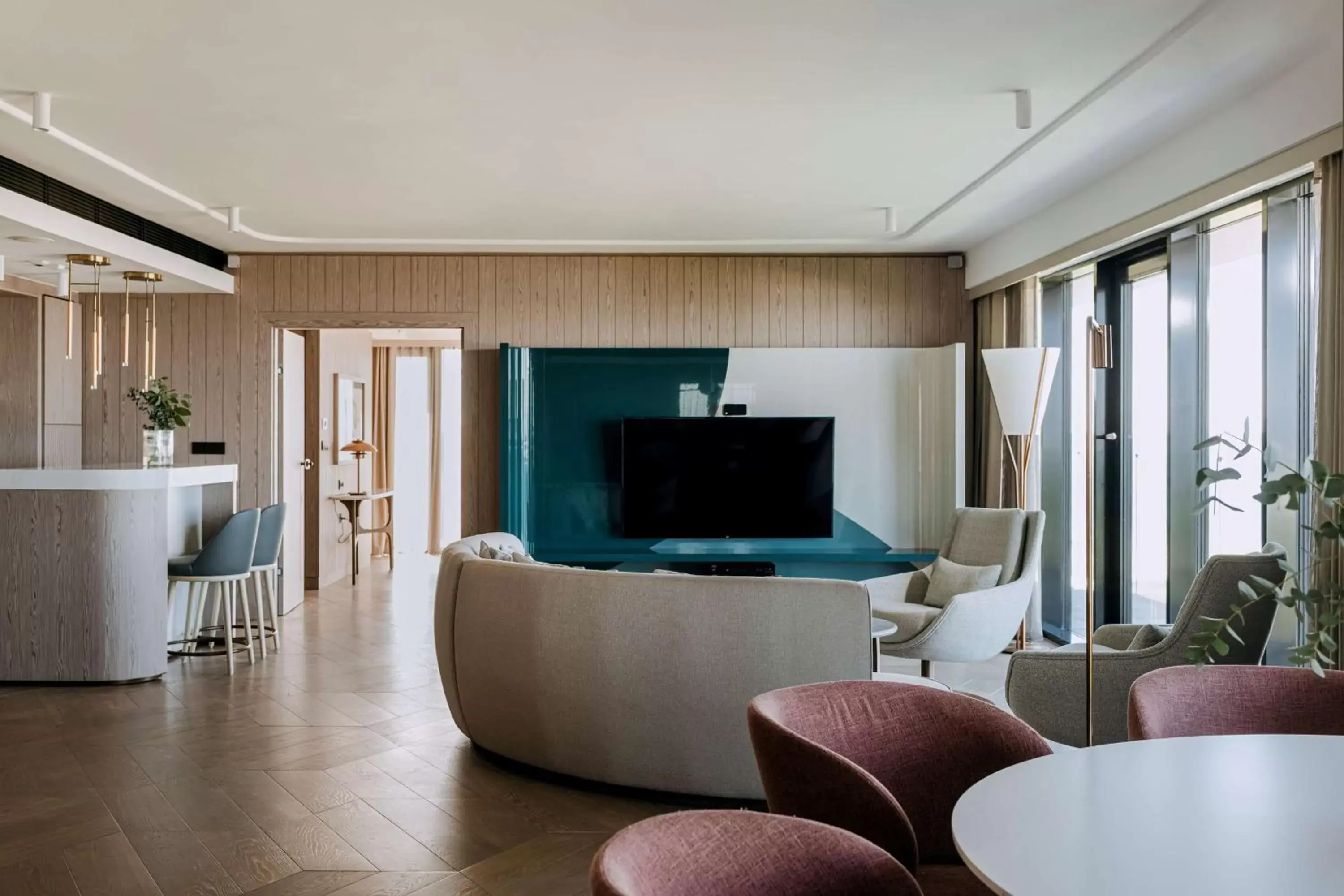 Living room, TV/Entertainment Center in Hilton Swinoujscie Resort And Spa