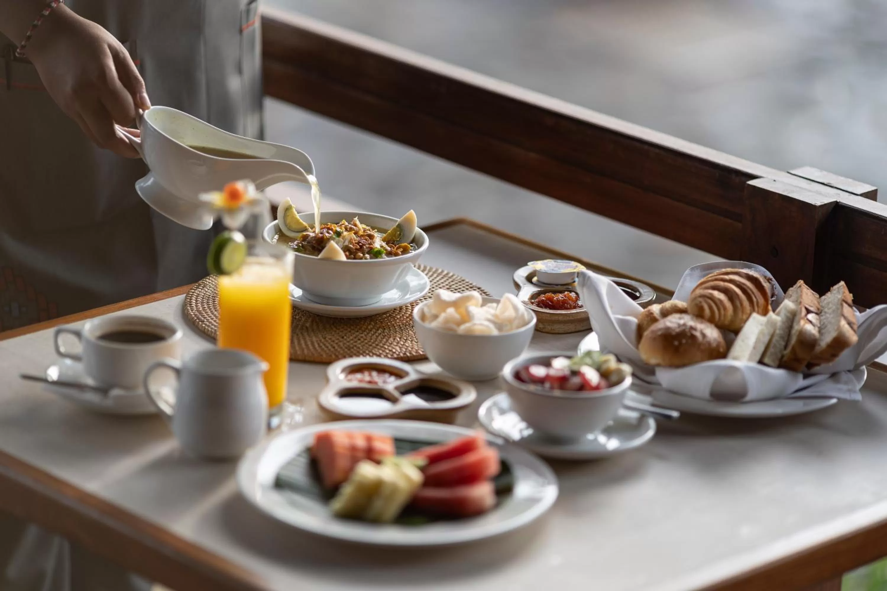 Breakfast in Merumatta Senggigi Lombok