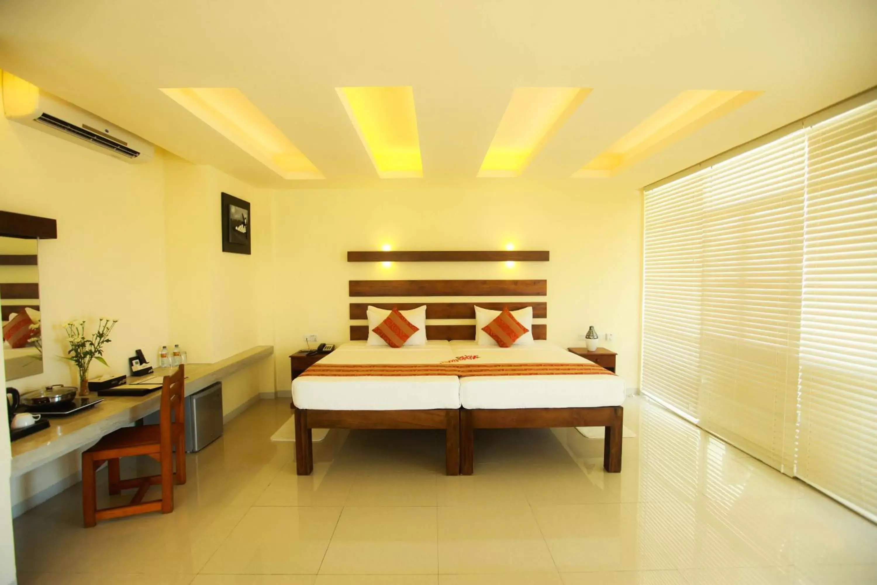 Photo of the whole room, Bed in Beacon Beach Hotel Negombo