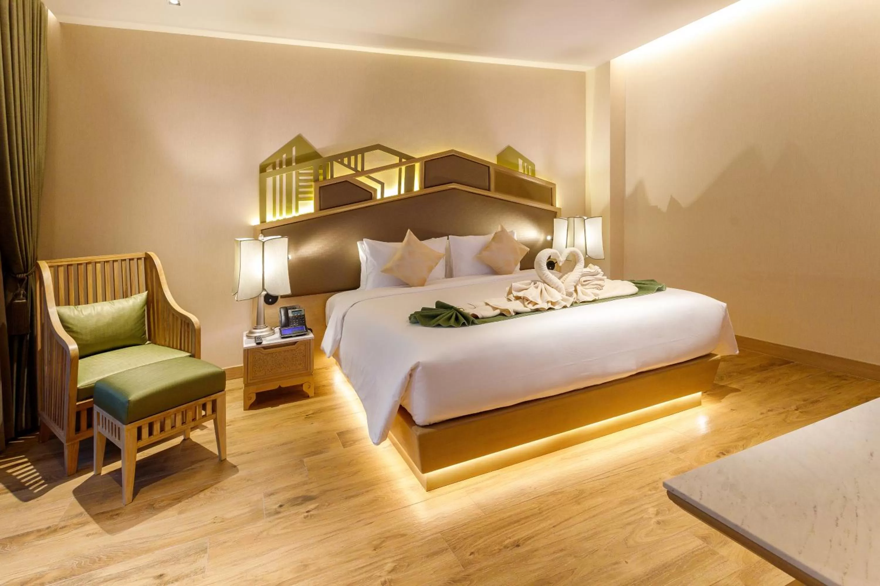 Bed in W1Bangkoknoi Hotel