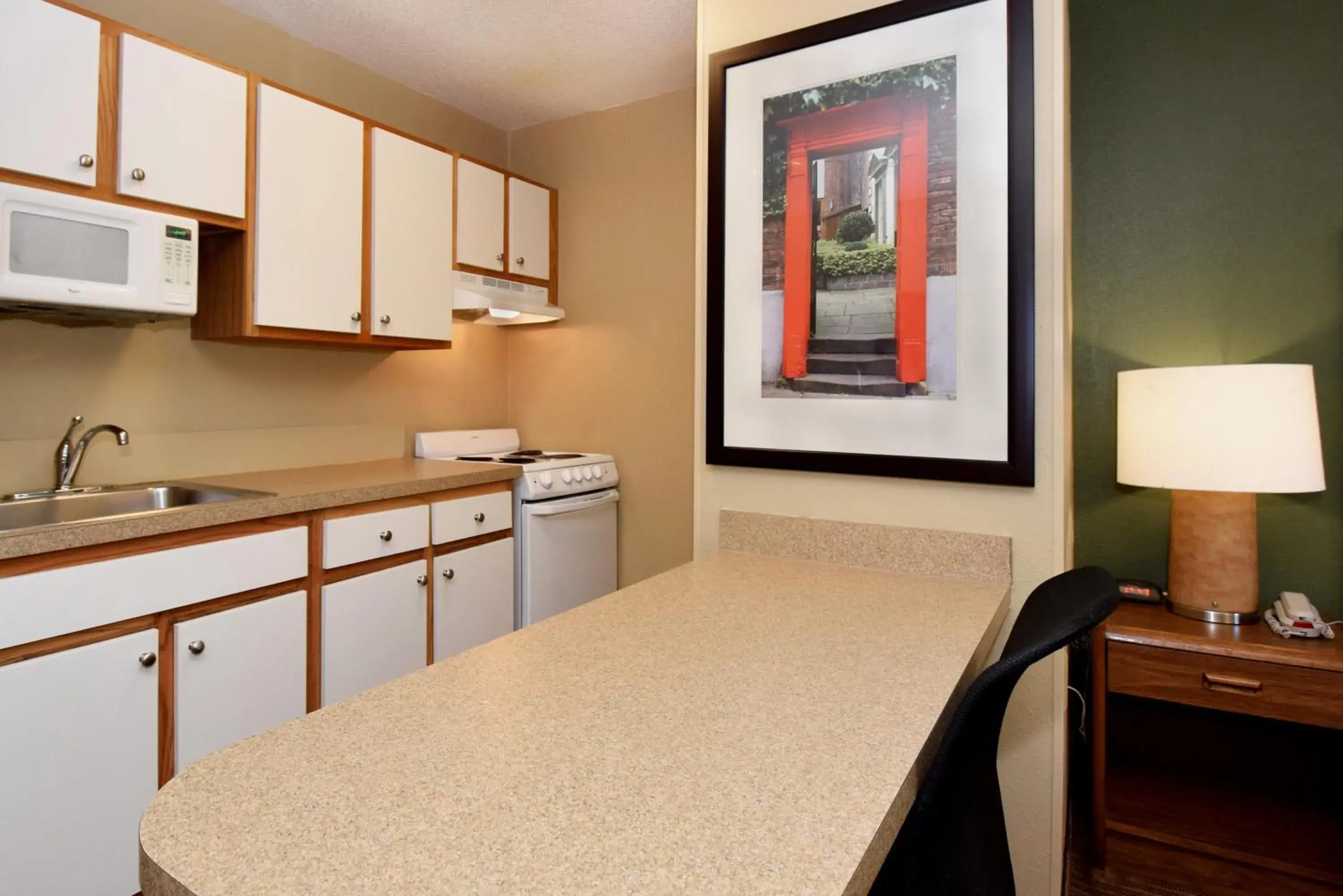 Kitchen or kitchenette, Kitchen/Kitchenette in Extended Stay America Suites - Greensboro - Wendover Ave