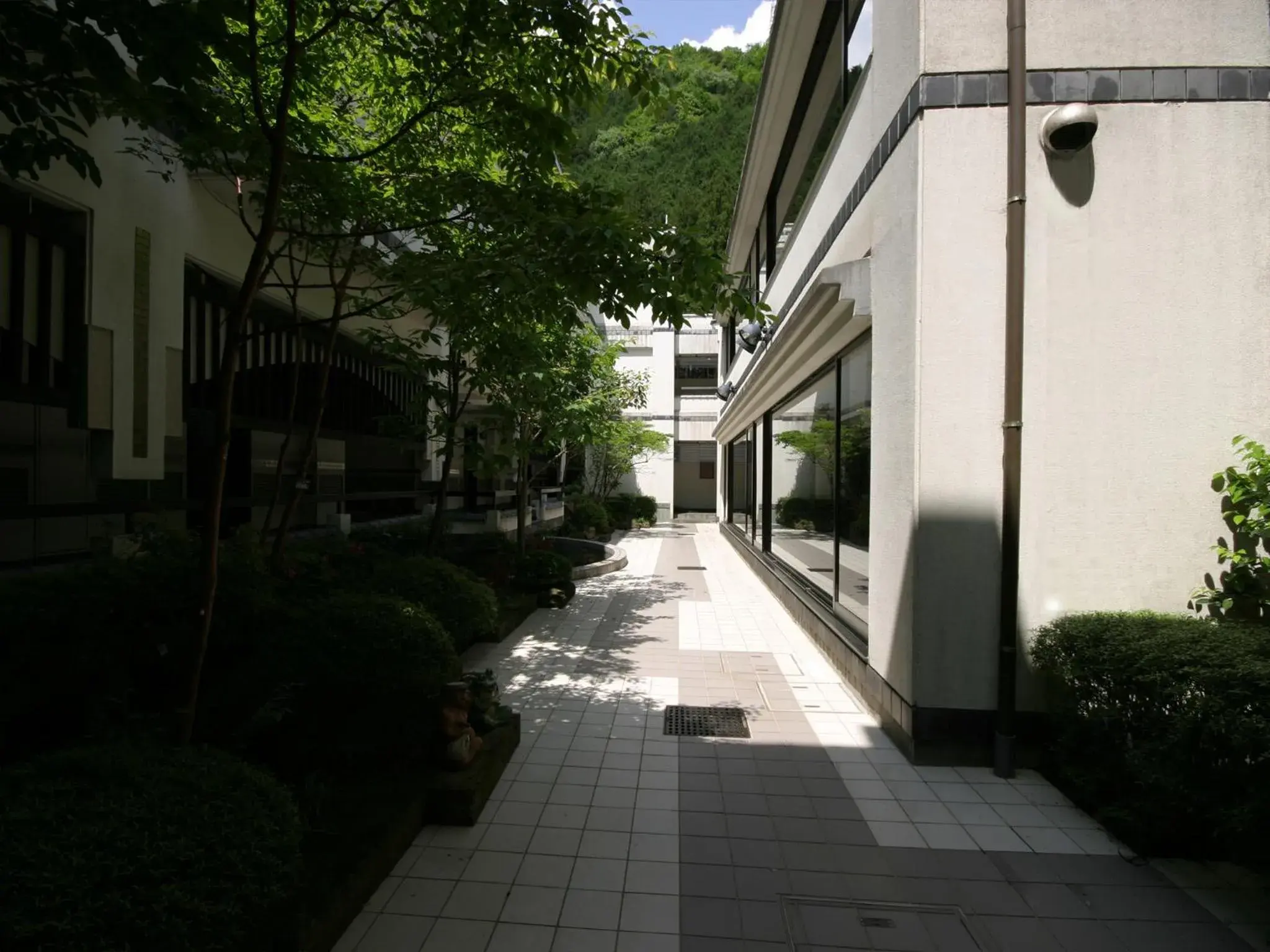 Patio in Suikoen Ryokan