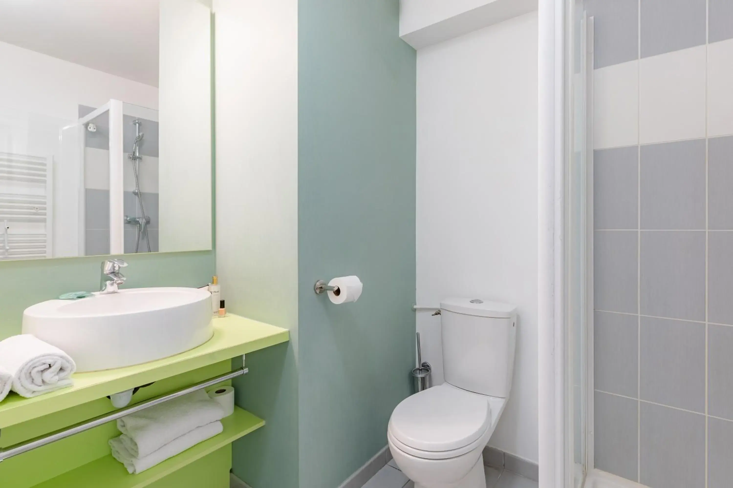 Shower, Bathroom in Appart City Confort Tours