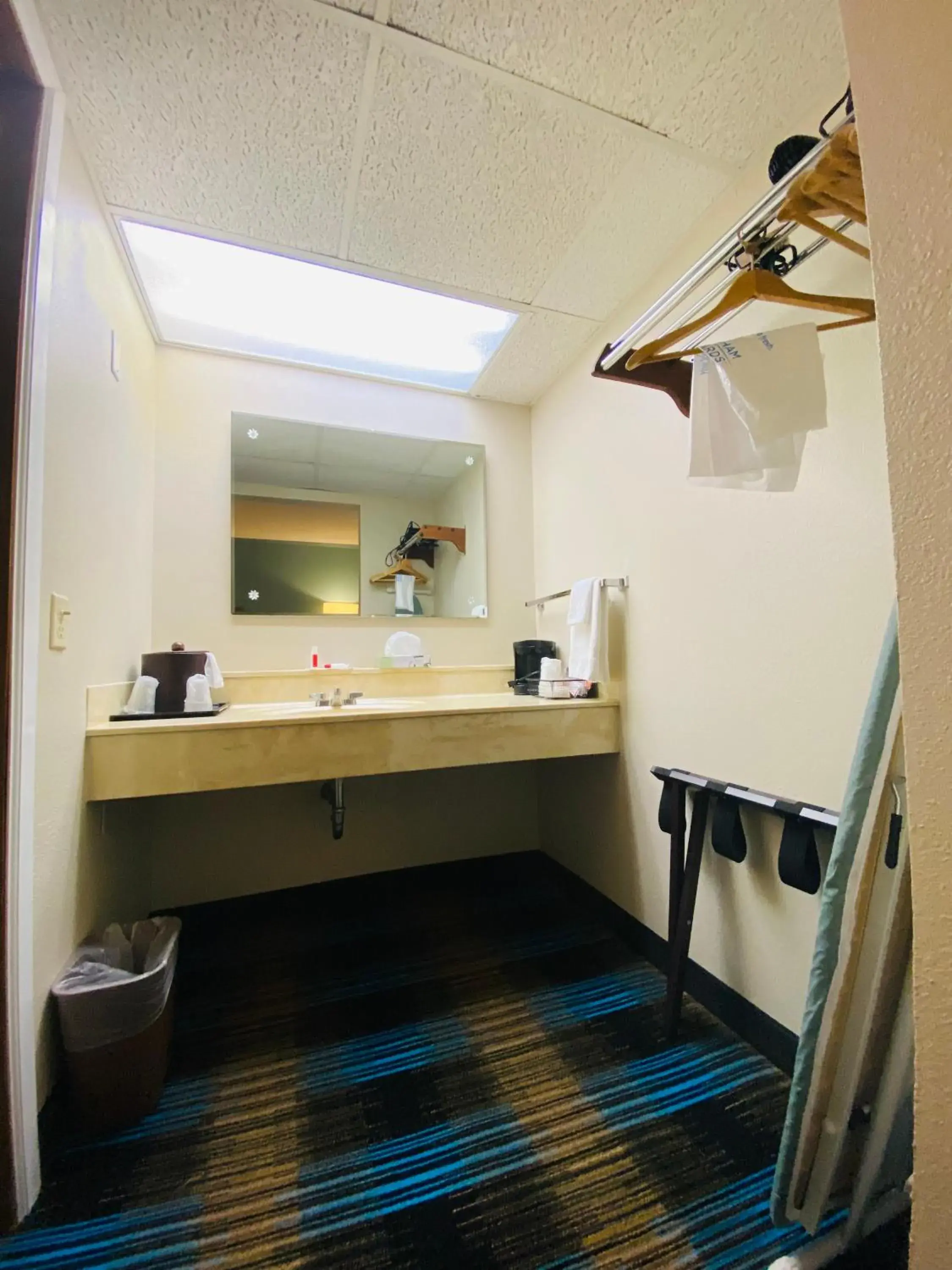 Bathroom in Days Inn & Suites by Wyndham St. Ignace Lakefront