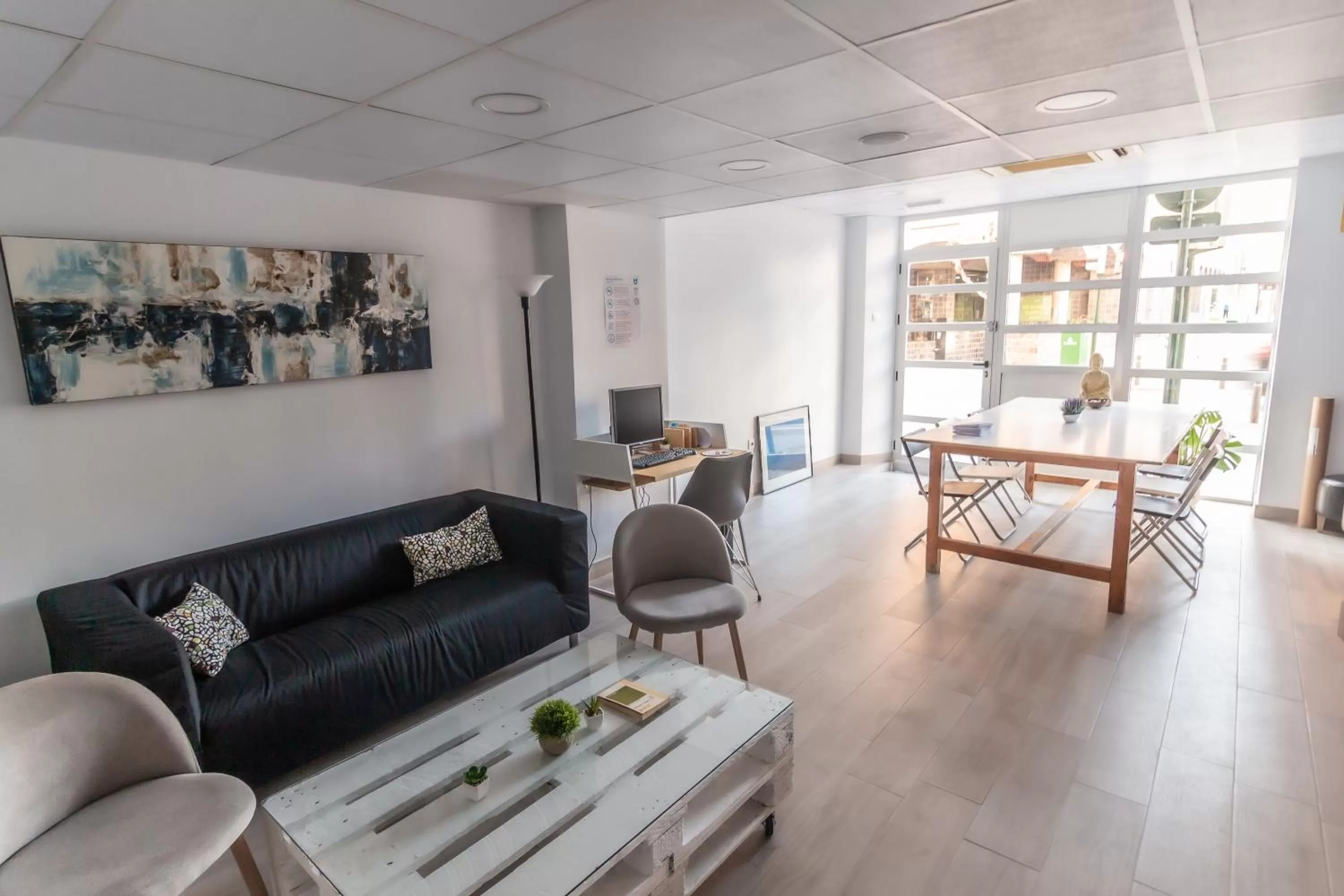 Lobby or reception in Hotel Universal Murcia