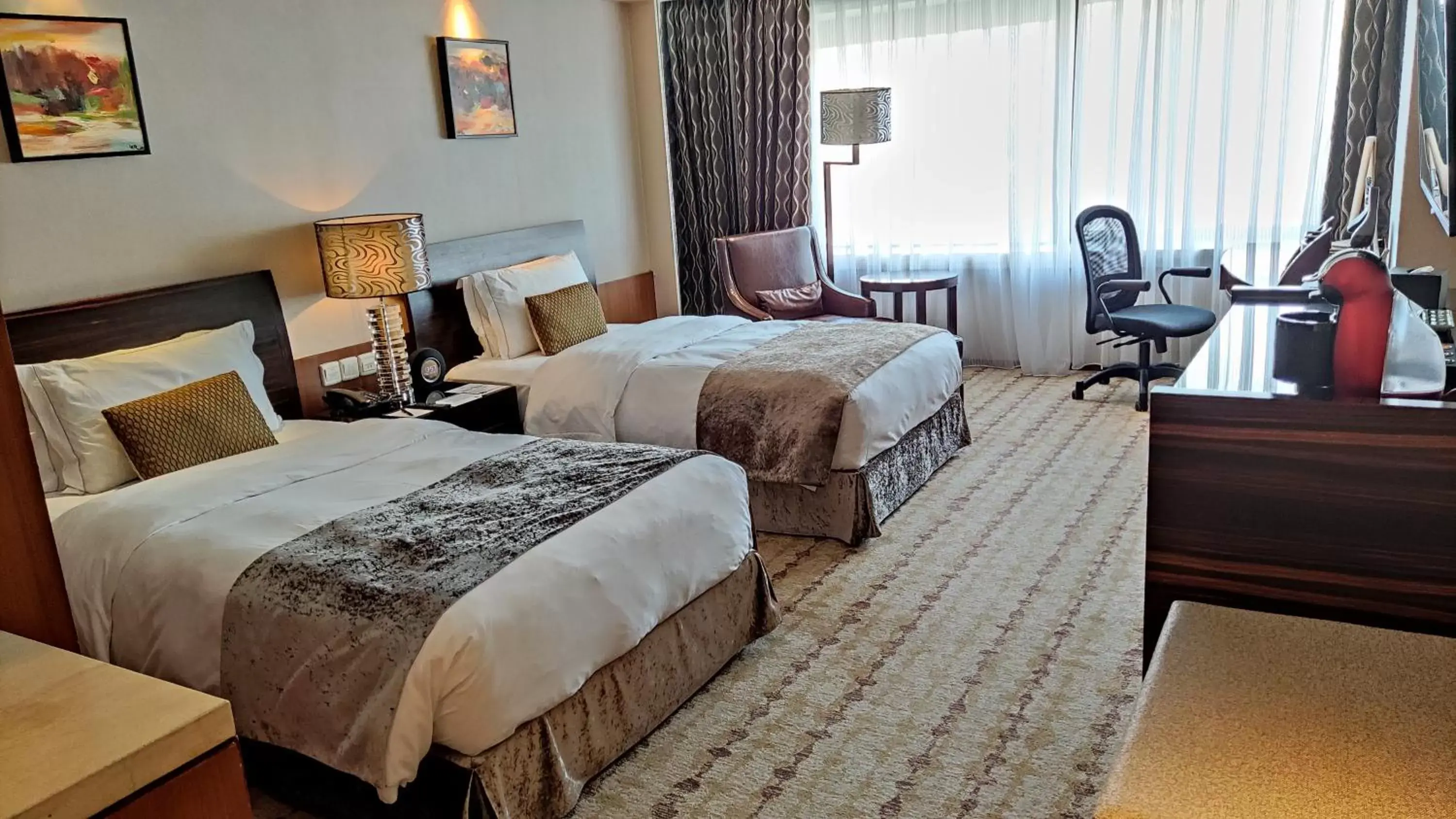 Photo of the whole room, Bed in Marco Polo Parkside, Beijing Photo of the whole room, Bed in Marco Polo Parkside, Beijing