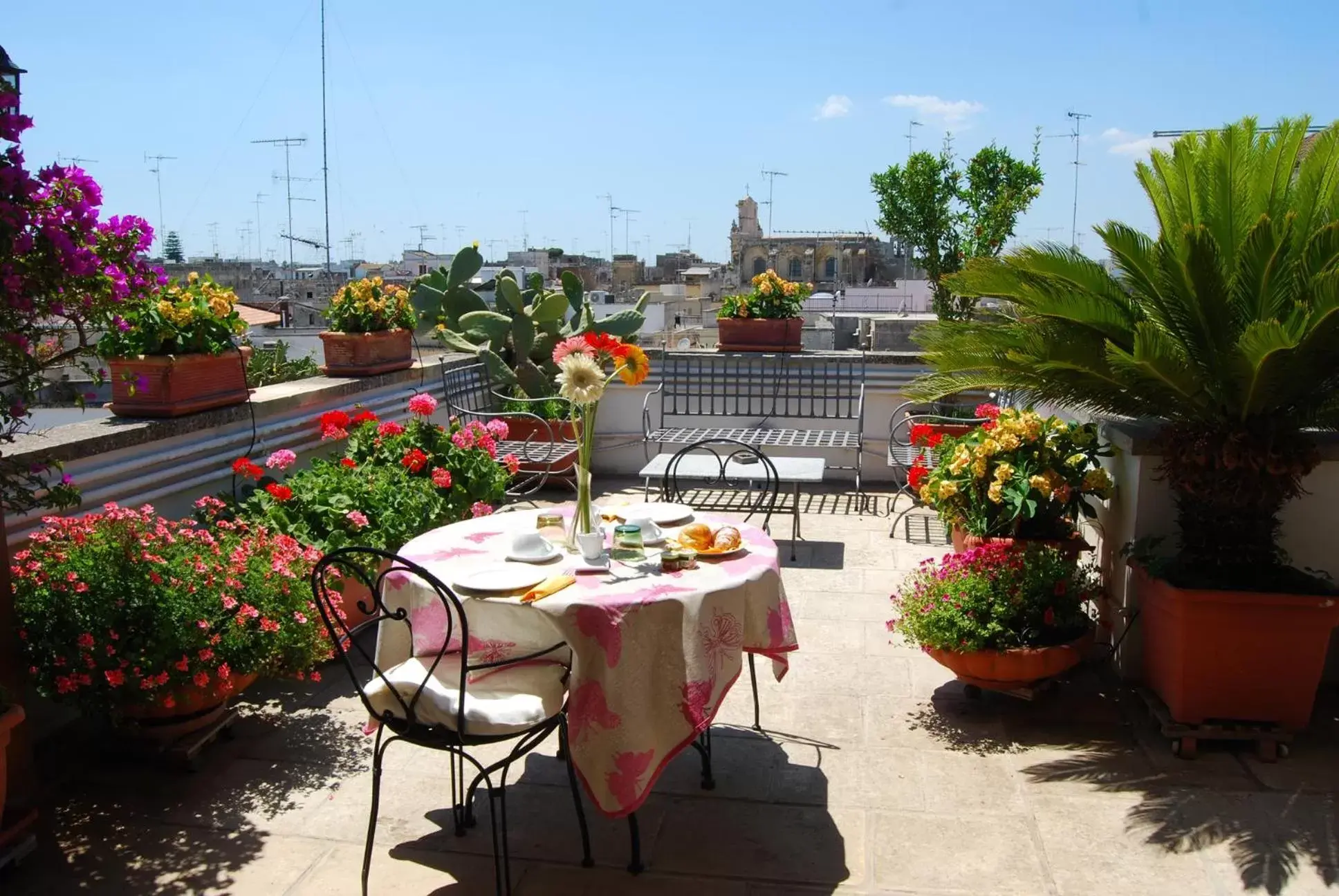 Balcony/Terrace in B&B Corte Barocca