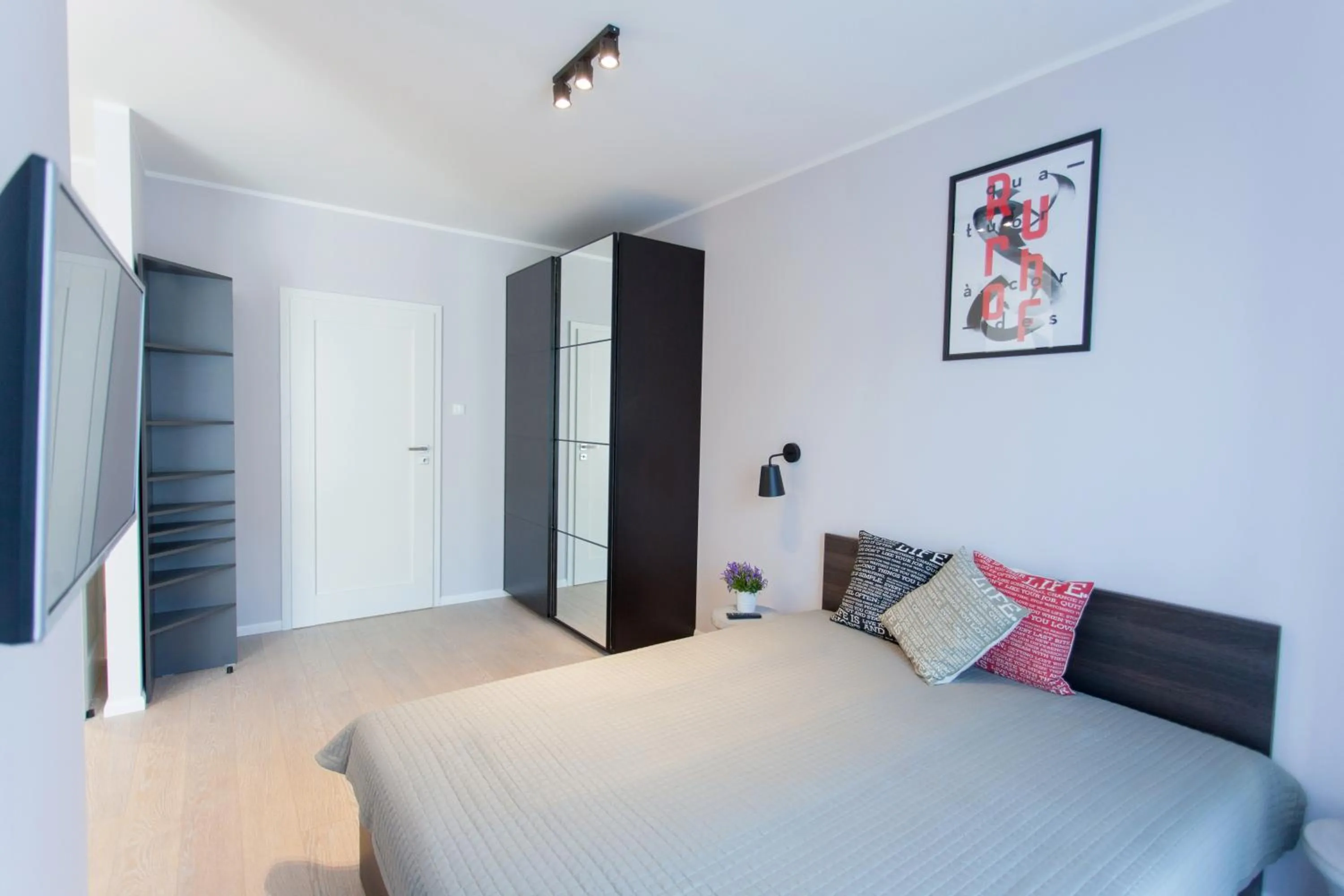 Bedroom, Bed in GRANO APARTMENTS Gdańsk Motława SPA & Wellness