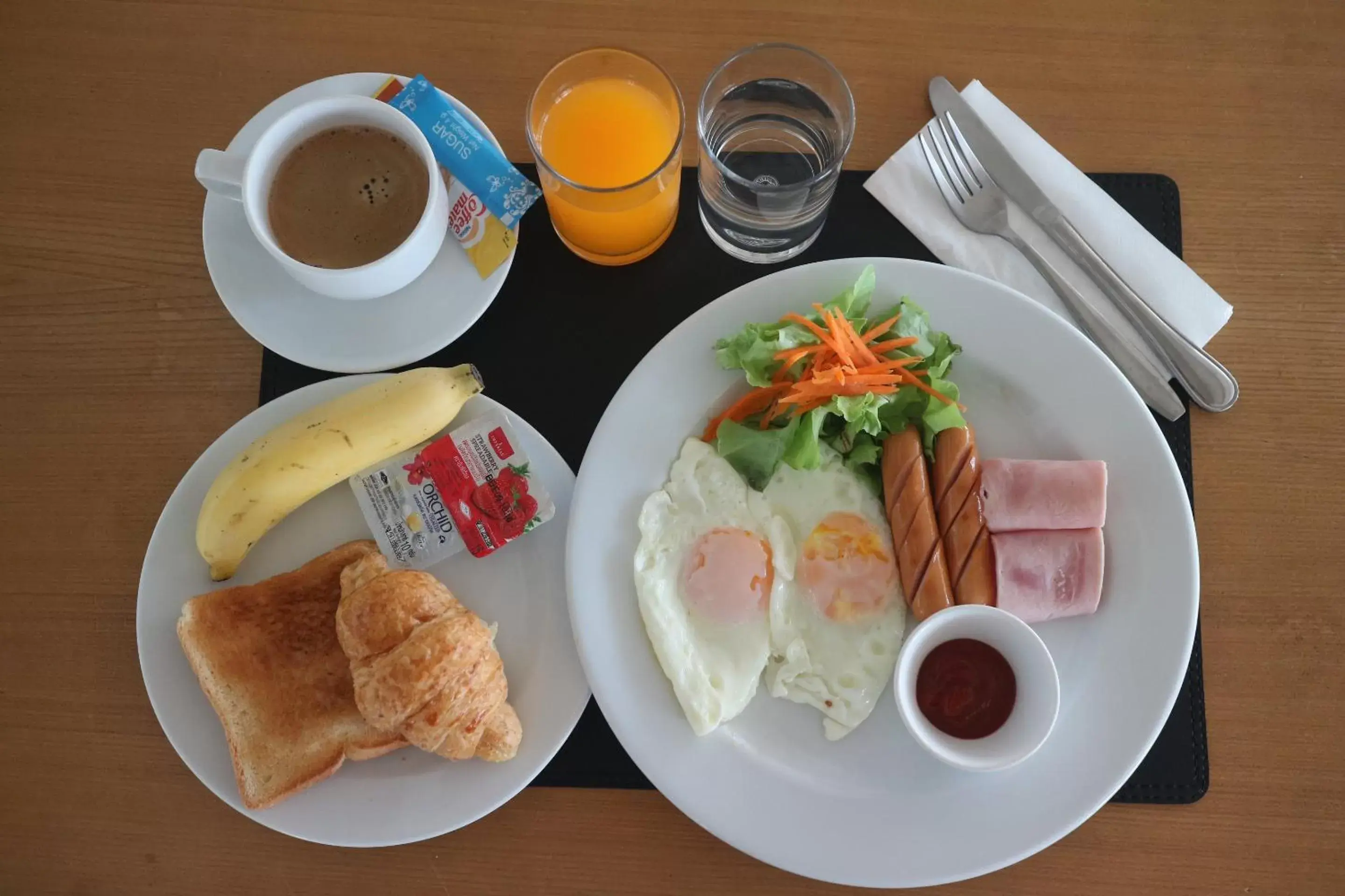 American breakfast, Breakfast in Floral Shire Suvarnabhumi Airport - SHA Extra Plus