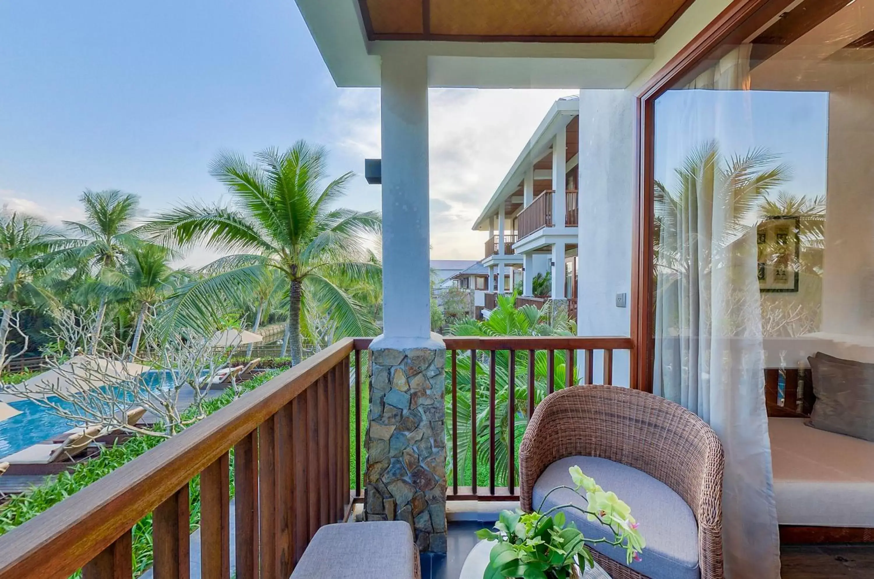 Balcony/Terrace in Hoi An Eco Lodge & Spa
