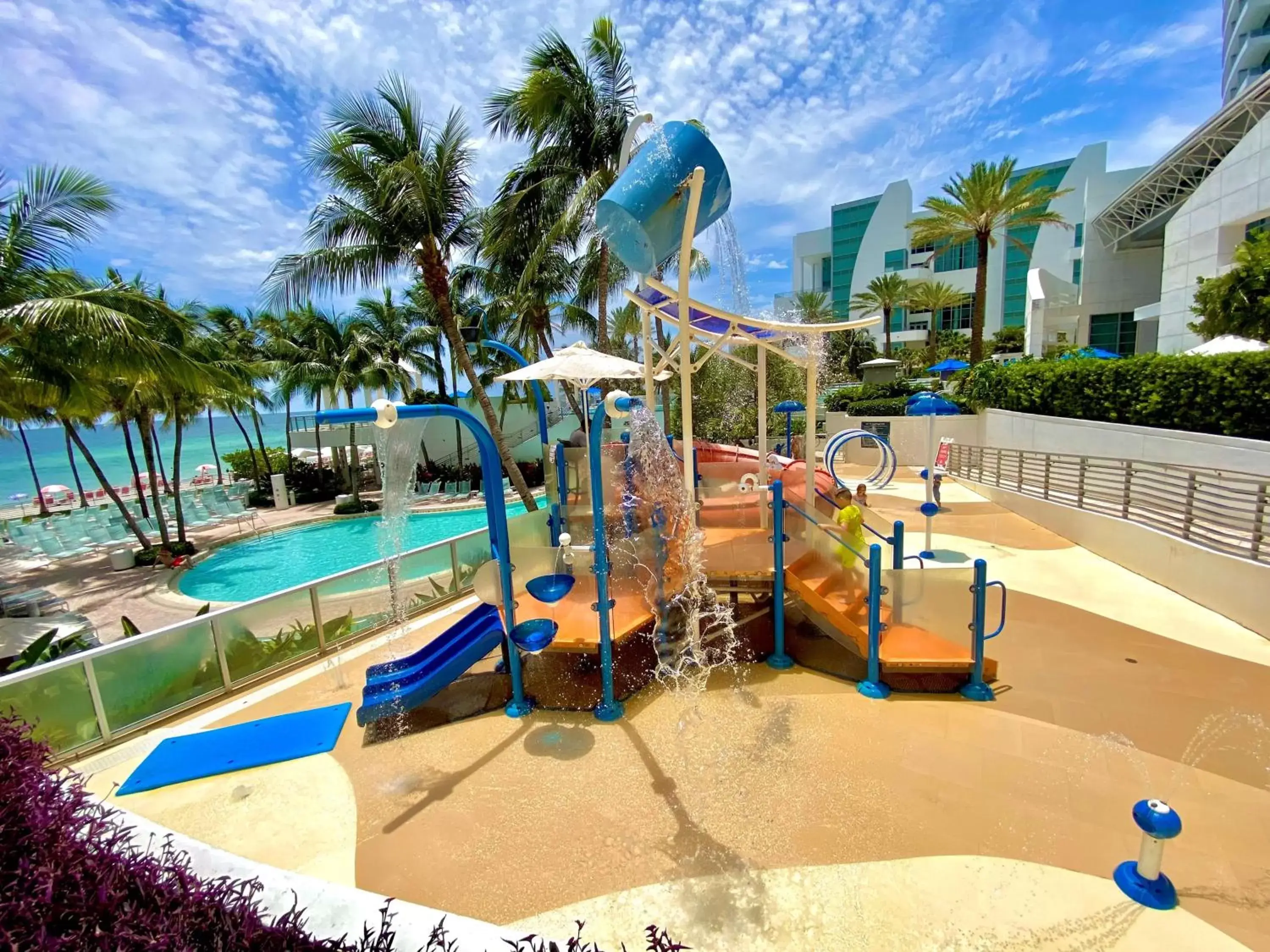 Pool view, Water Park in The Diplomat Beach Resort Hollywood, Curio Collection by Hilton